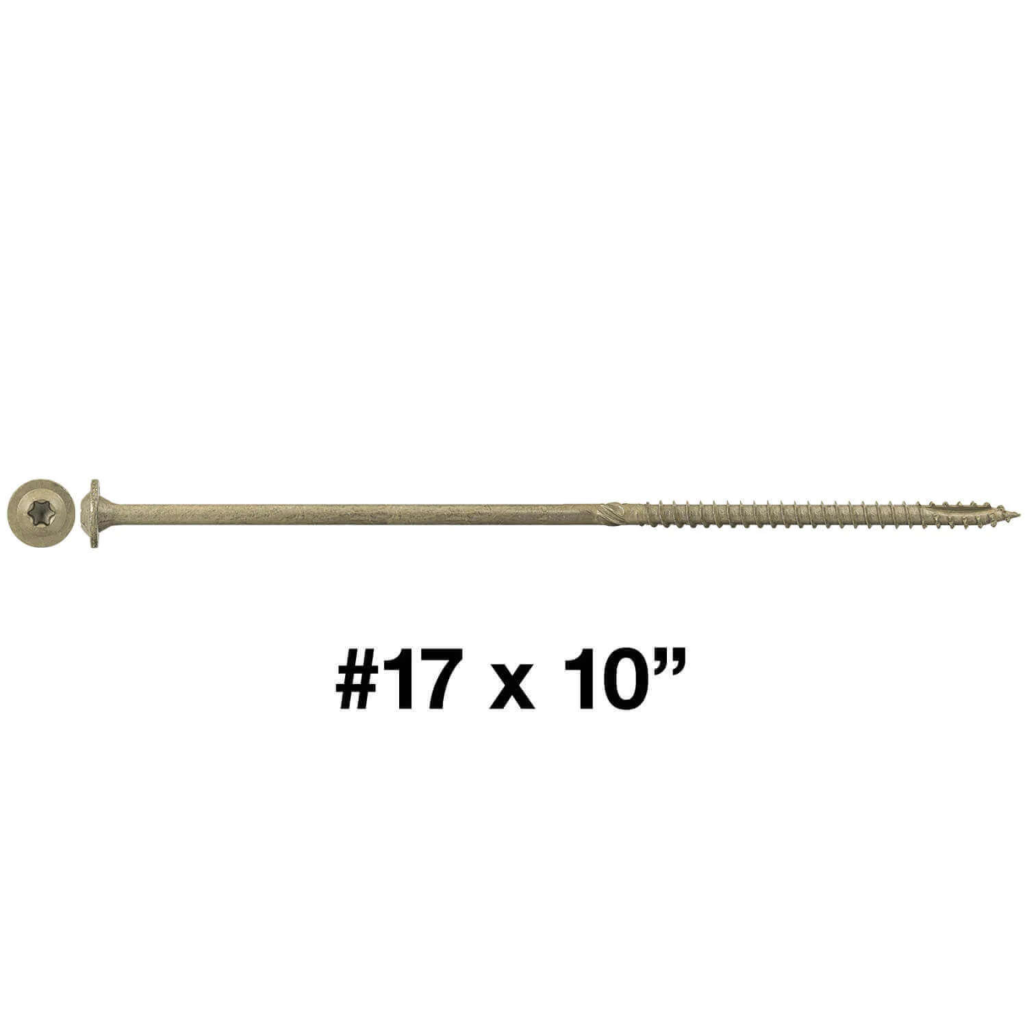 #17 Construction Lag Screw Exterior Coated Torx/Star Drive Heavy Duty Structural Lag - Modified Truss Washer Head - Image 78