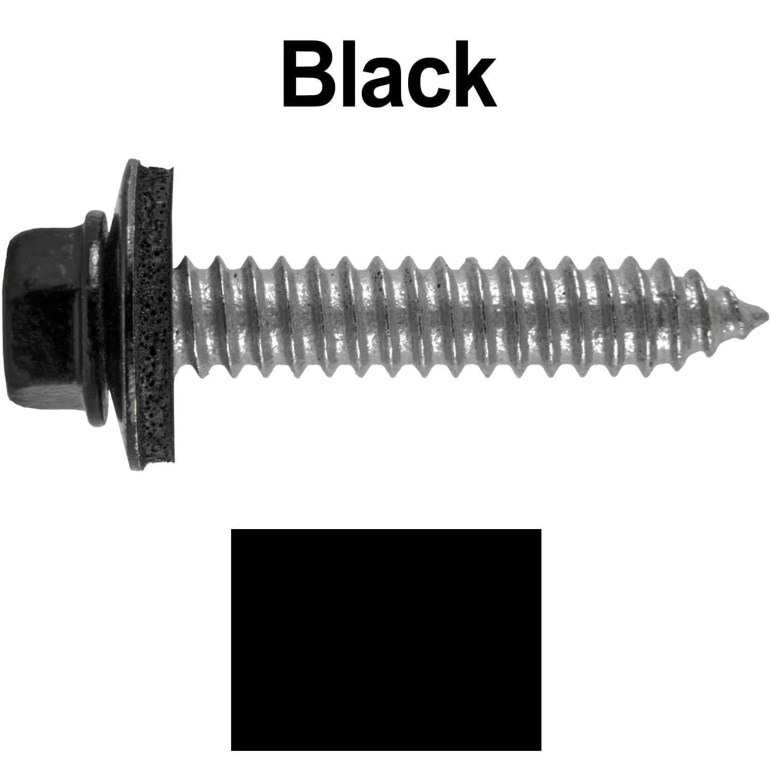 17 x 1-1/2 Metal Roofing Screws - Metal Panel to Metal Purlins and Recovery Screws - Hex Washer Head - EPDM washer. - Image 49