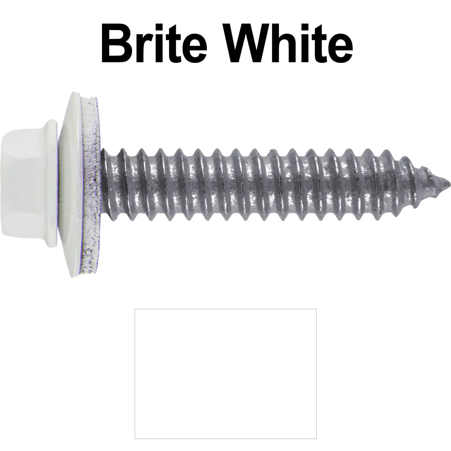 17 x 1-1/2 Metal Roofing Screws - Metal Panel to Metal Purlins and Recovery Screws - Hex Washer Head - EPDM washer. - Image 52