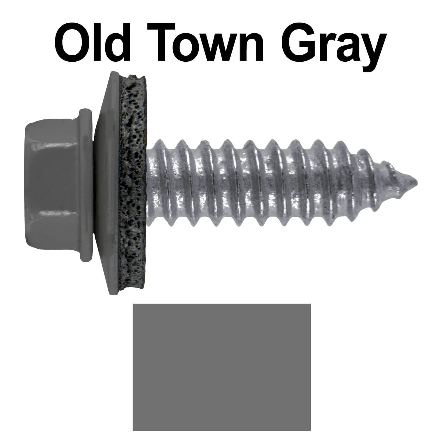 17 x 1" Metal Roofing Screws - Metal Panel to Metal Purlins and Recovery Screws - Hex Washer Head - EPDM washer. - Image 106