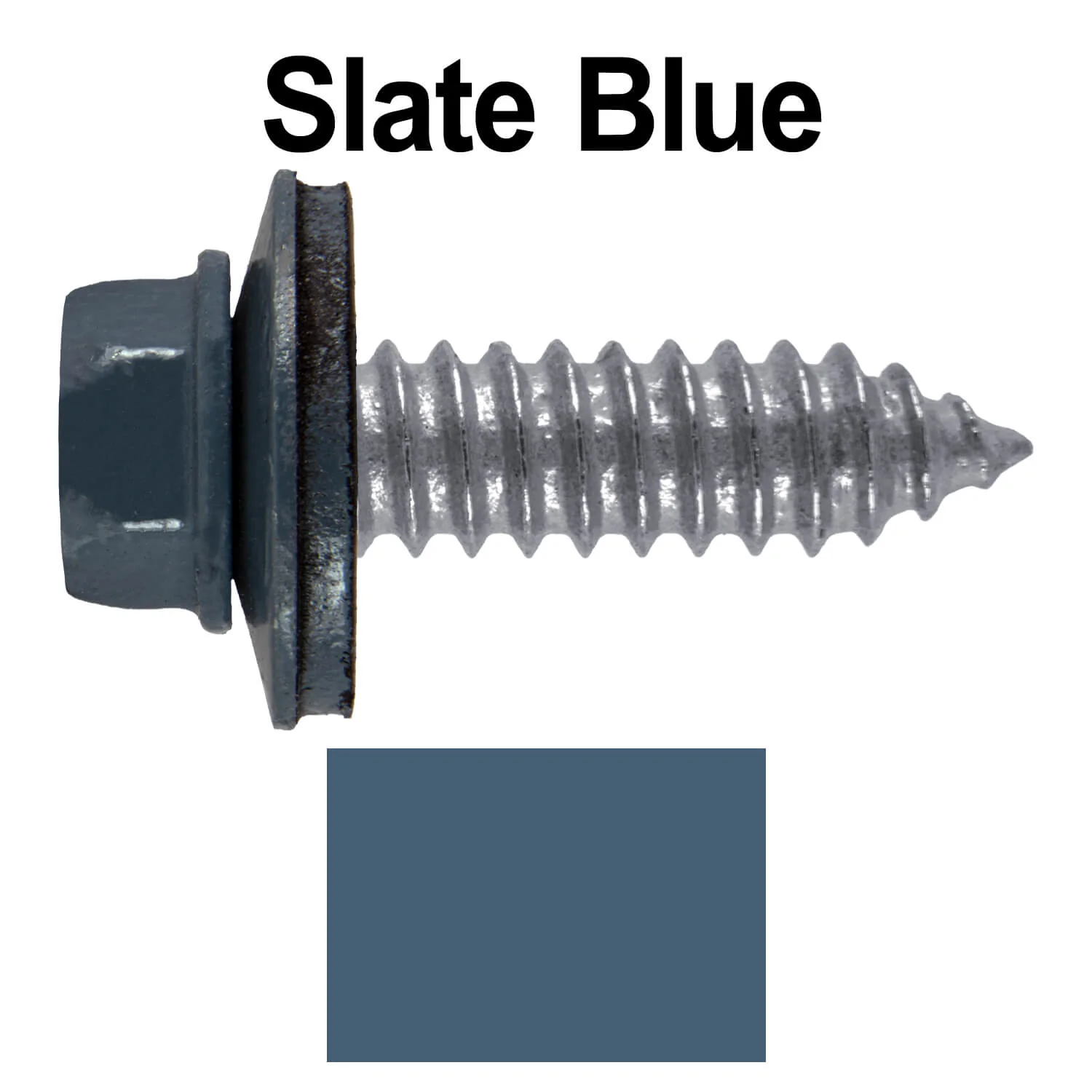 17 x 1" Metal Roofing Screws - Metal Panel to Metal Purlins and Recovery Screws - Hex Washer Head - EPDM washer. - Image 117