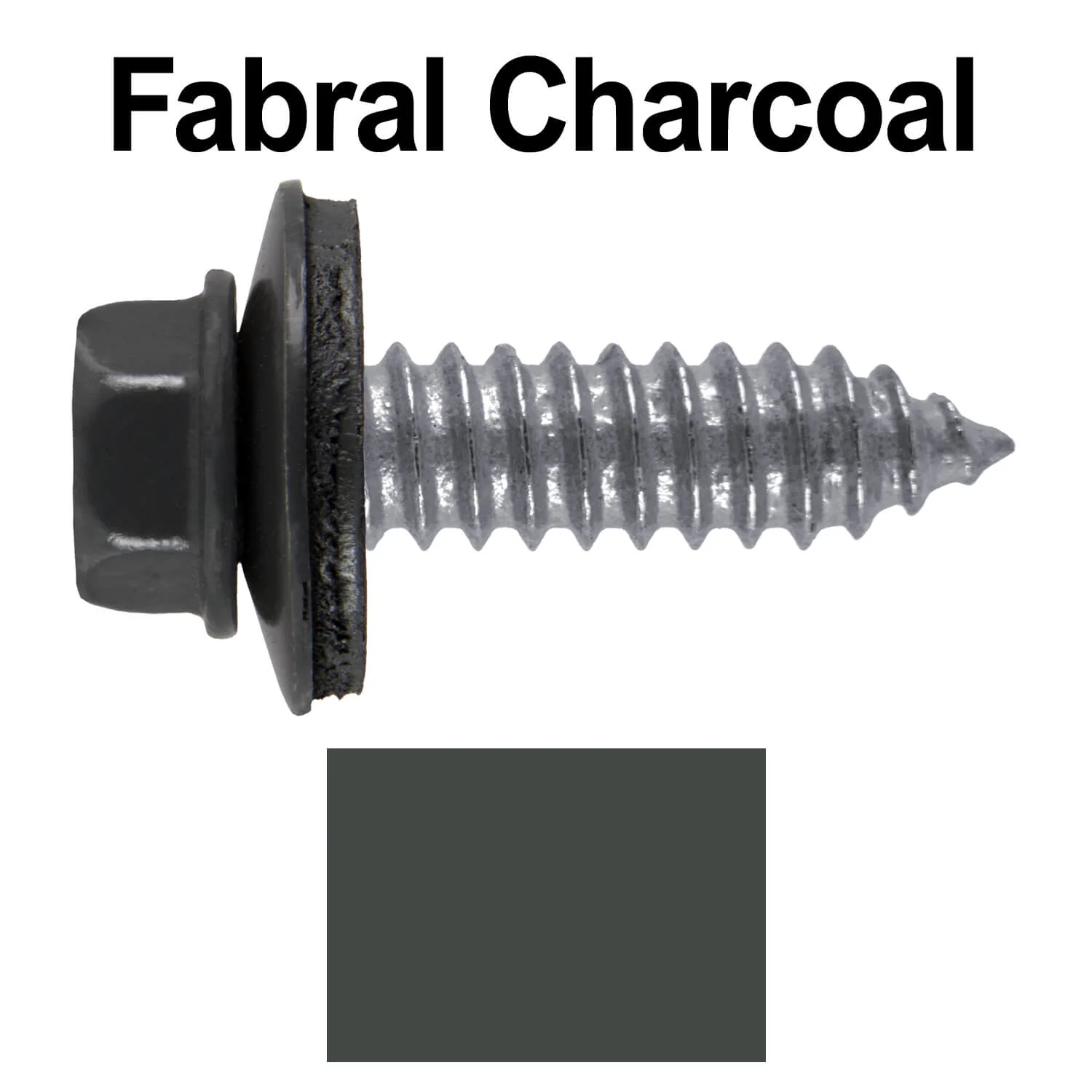 17 x 1" Metal Roofing Screws - Metal Panel to Metal Purlins and Recovery Screws - Hex Washer Head - EPDM washer. - Image 22