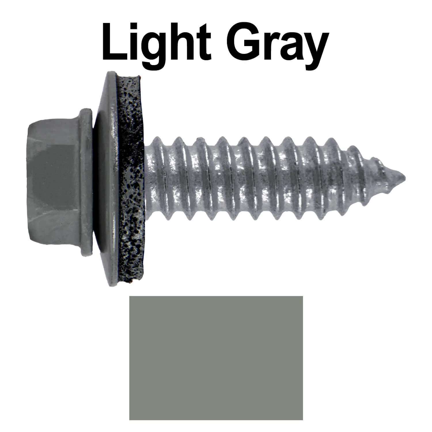 17 x 1" Metal Roofing Screws - Metal Panel to Metal Purlins and Recovery Screws - Hex Washer Head - EPDM washer. - Image 30