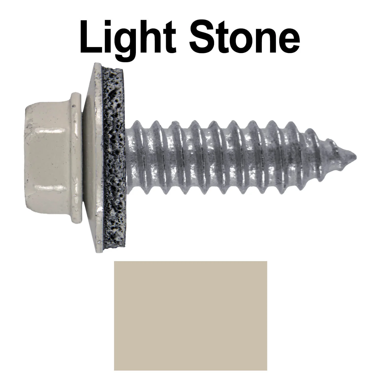17 x 1" Metal Roofing Screws - Metal Panel to Metal Purlins and Recovery Screws - Hex Washer Head - EPDM washer. - Image 31