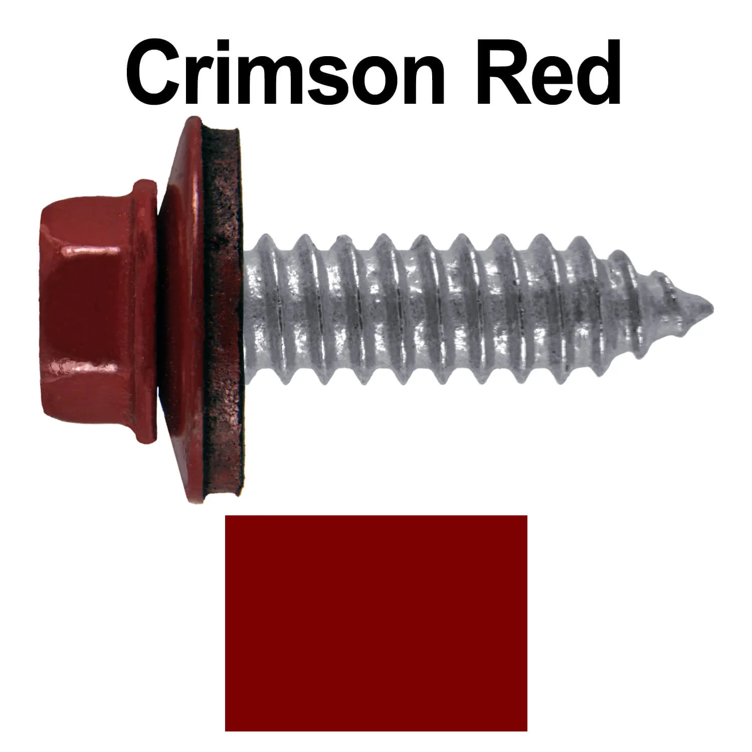 17 x 1" Metal Roofing Screws - Metal Panel to Metal Purlins and Recovery Screws - Hex Washer Head - EPDM washer. - Image 68