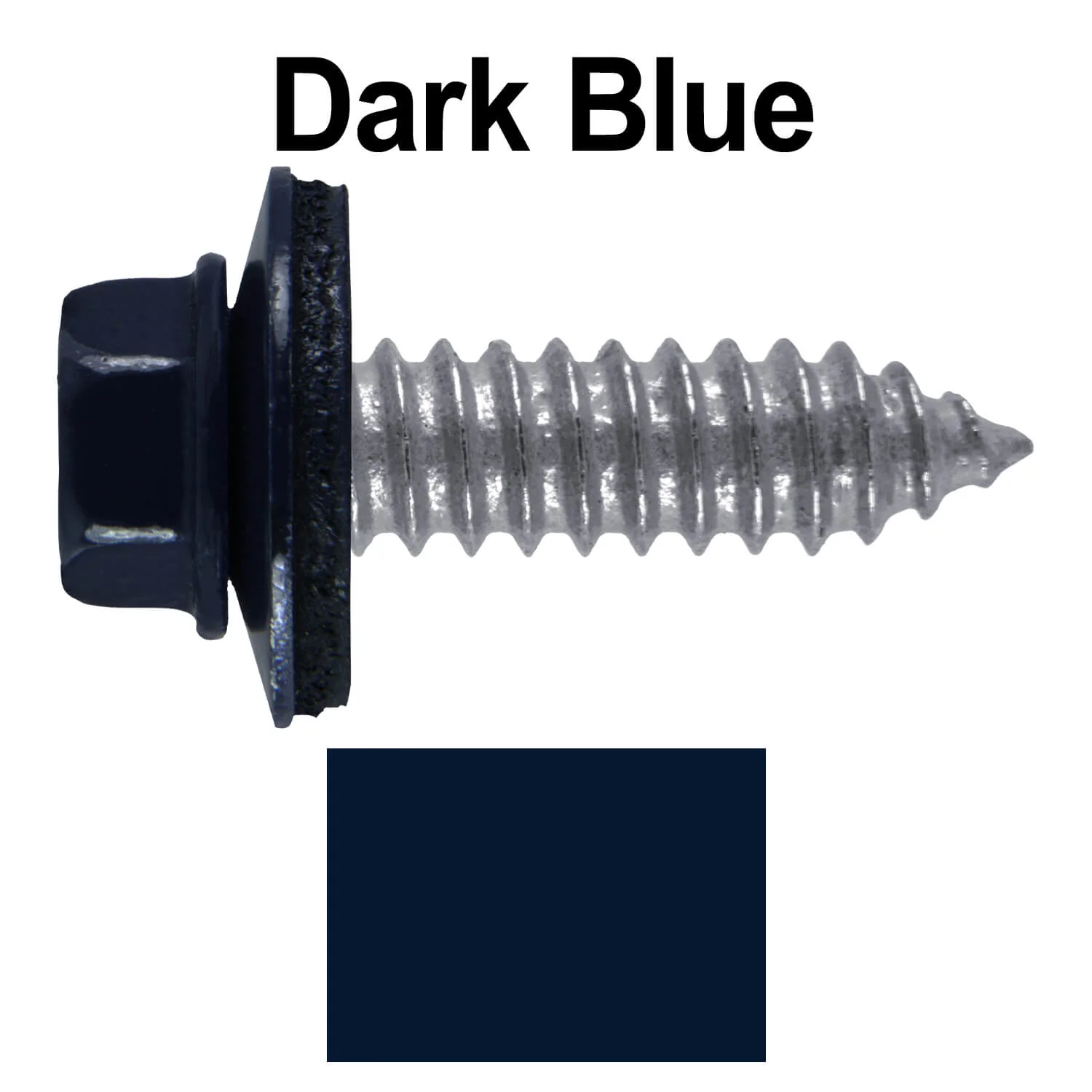 17 x 1" Metal Roofing Screws - Metal Panel to Metal Purlins and Recovery Screws - Hex Washer Head - EPDM washer. - Image 71