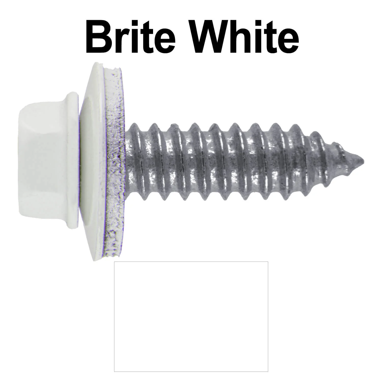 17 x 1" Metal Roofing Screws - Metal Panel to Metal Purlins and Recovery Screws - Hex Washer Head - EPDM washer. - Image 8