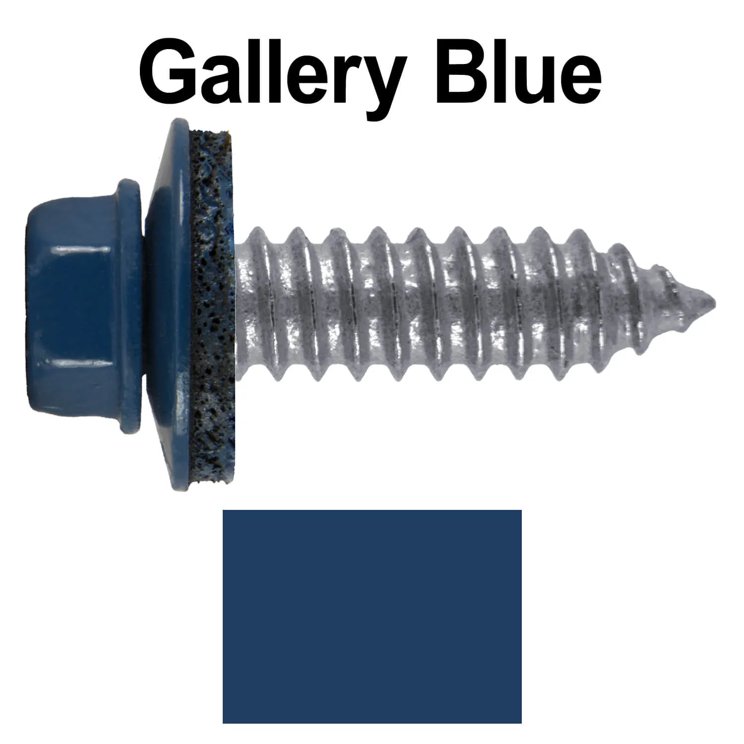 17 x 1" Metal Roofing Screws - Metal Panel to Metal Purlins and Recovery Screws - Hex Washer Head - EPDM washer. - Image 82