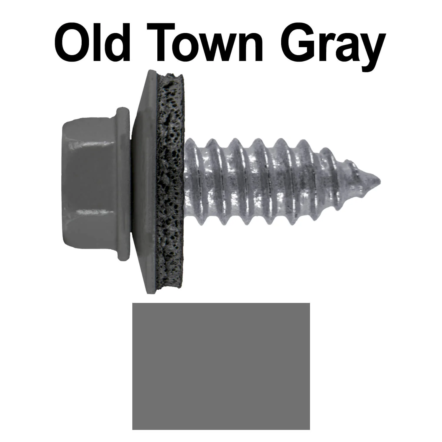17 x 3/4" Metal Roofing Screws - Metal Panel to Metal Purlins and Recovery Screws - Hex Washer Head - EPDM washer. - Image 105