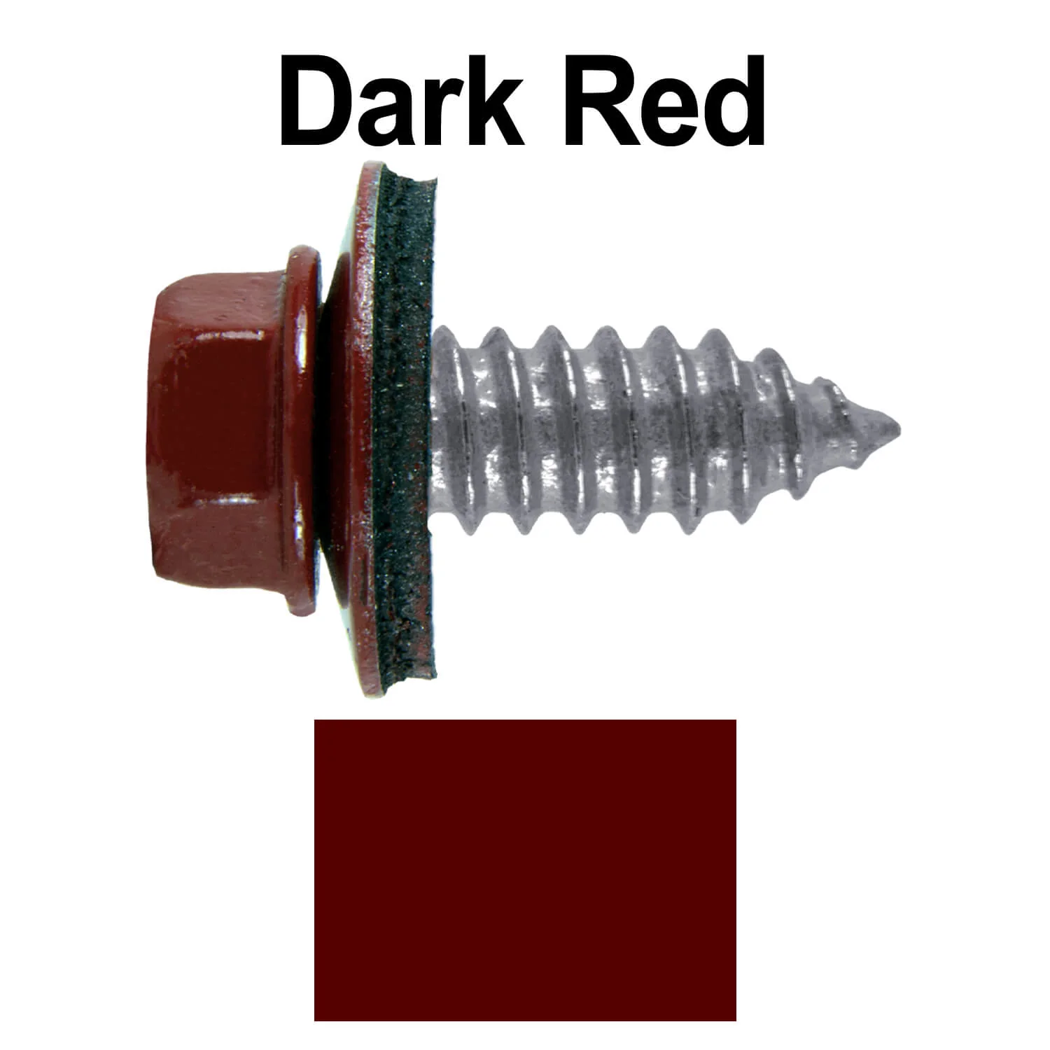 17 x 3/4" Metal Roofing Screws - Metal Panel to Metal Purlins and Recovery Screws - Hex Washer Head - EPDM washer. - Image 19