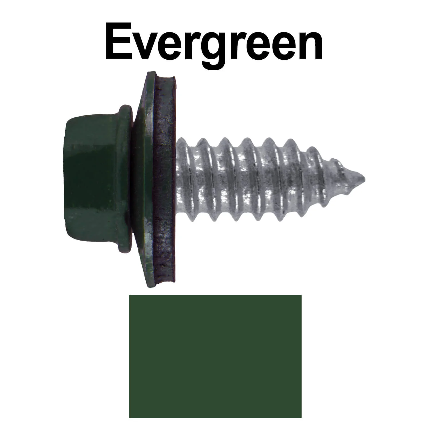 17 x 3/4" Metal Roofing Screws - Metal Panel to Metal Purlins and Recovery Screws - Hex Washer Head - EPDM washer. - Image 20