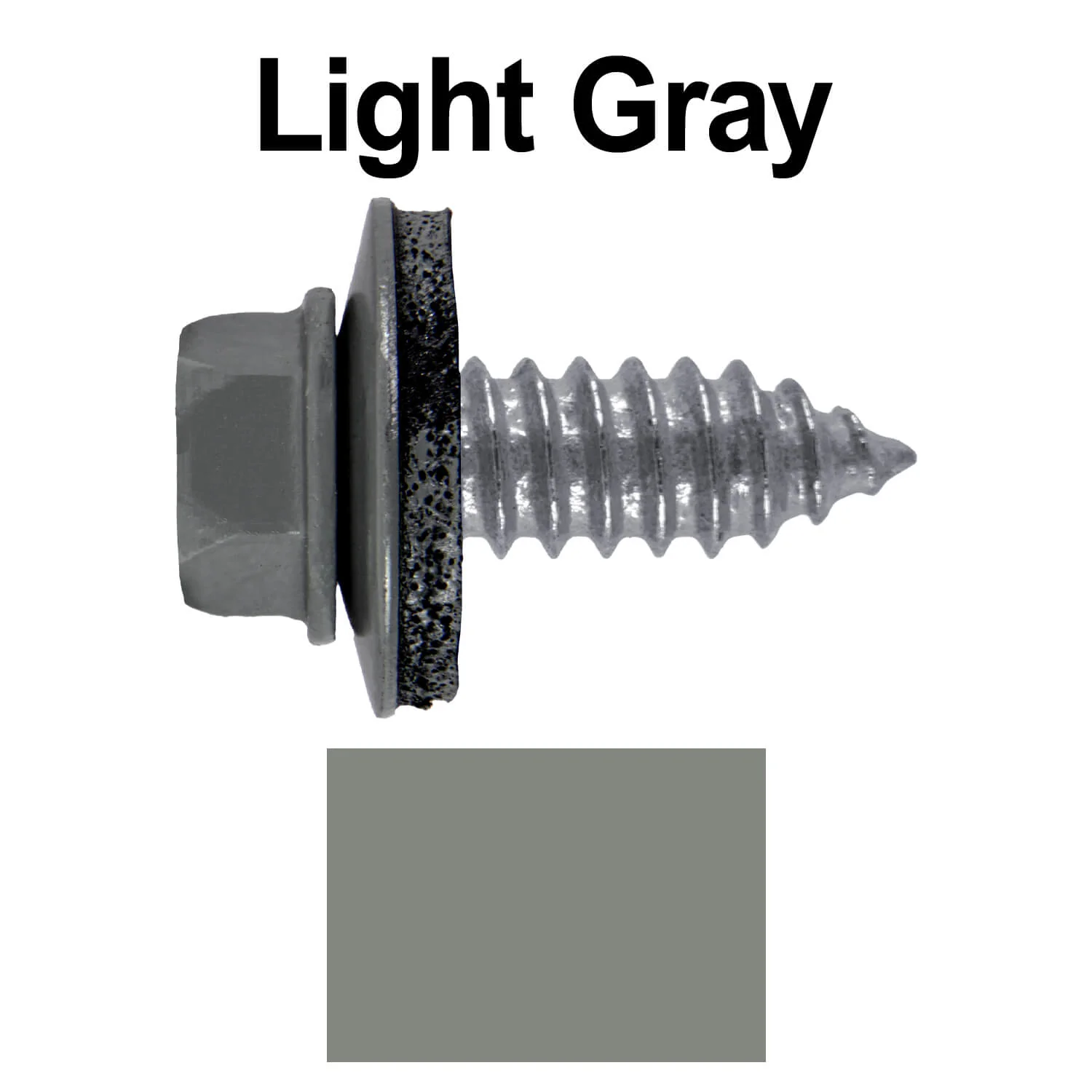17 x 3/4" Metal Roofing Screws - Metal Panel to Metal Purlins and Recovery Screws - Hex Washer Head - EPDM washer. - Image 29