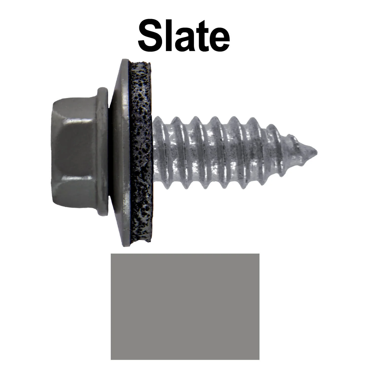 17 x 3/4" Metal Roofing Screws - Metal Panel to Metal Purlins and Recovery Screws - Hex Washer Head - EPDM washer. - Image 38