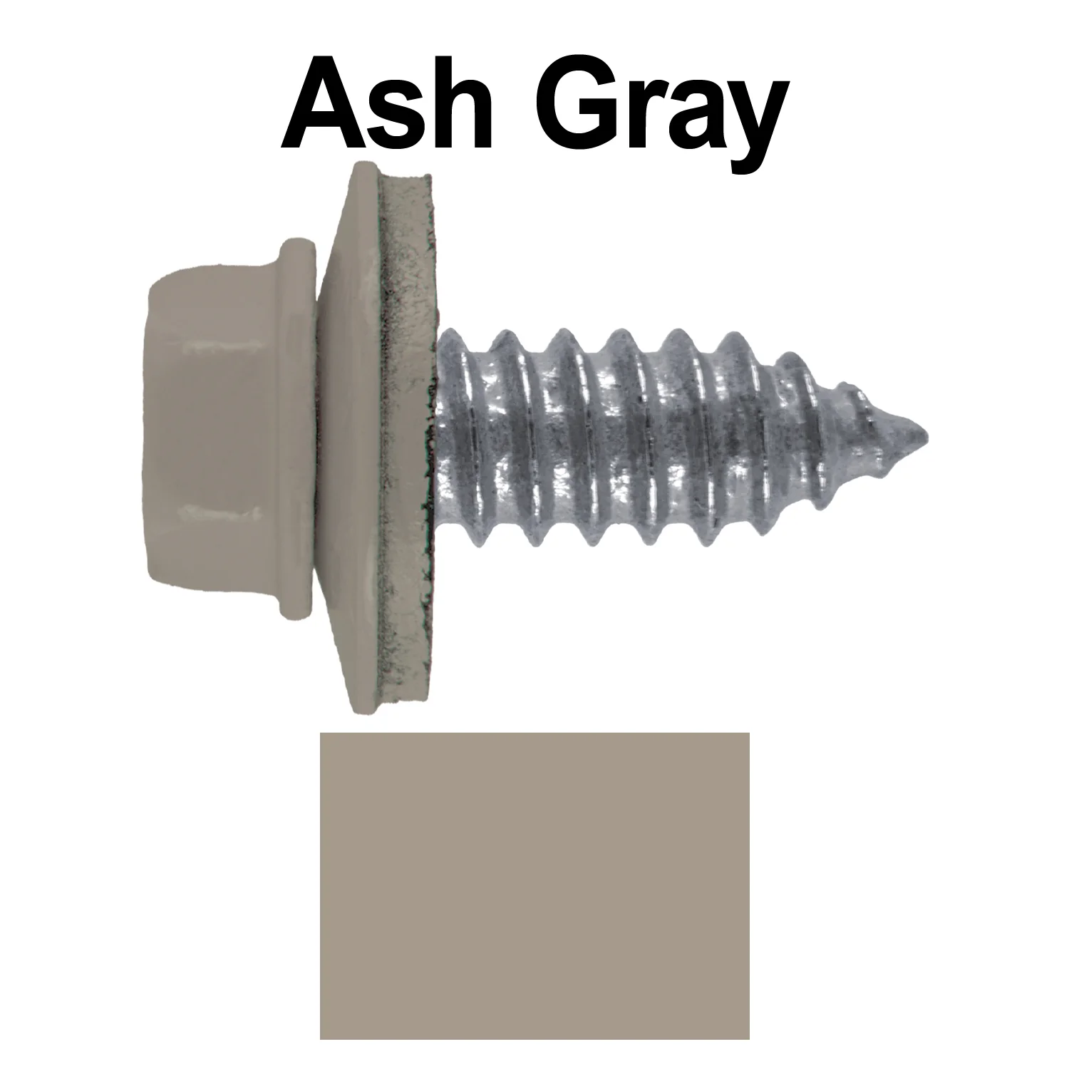 17 x 3/4" Metal Roofing Screws - Metal Panel to Metal Purlins and Recovery Screws - Hex Washer Head - EPDM washer. - Image 46