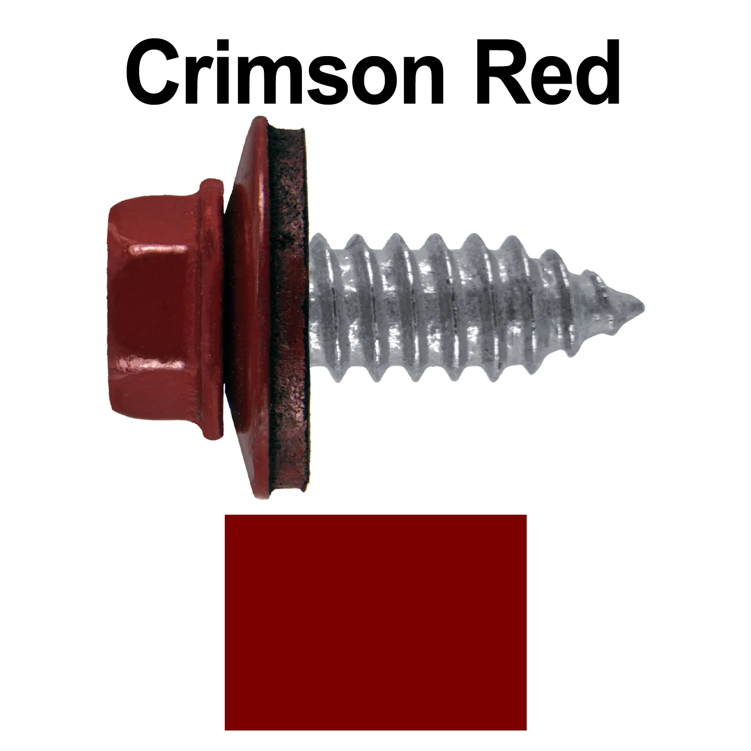 17 x 3/4" Metal Roofing Screws - Metal Panel to Metal Purlins and Recovery Screws - Hex Washer Head - EPDM washer. - Image 67