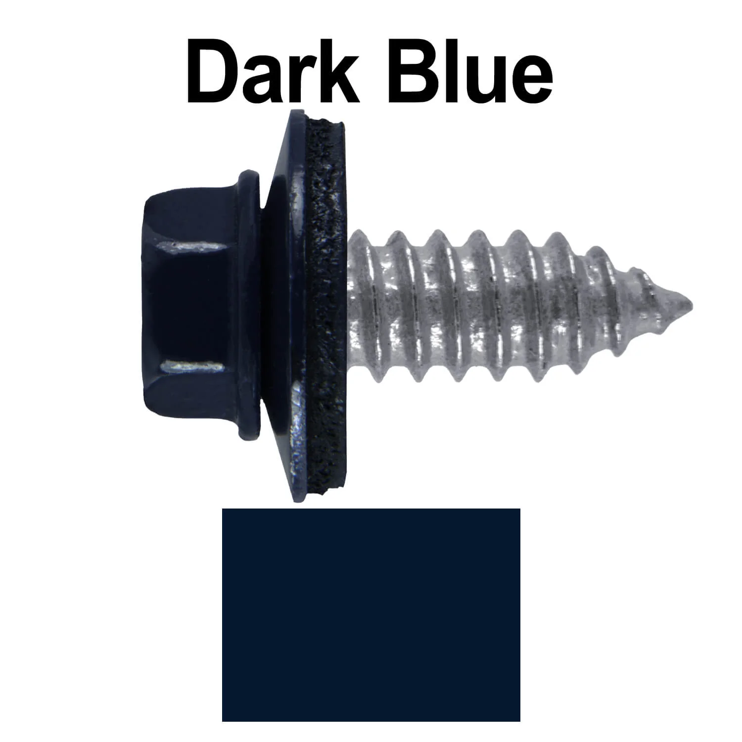 17 x 3/4" Metal Roofing Screws - Metal Panel to Metal Purlins and Recovery Screws - Hex Washer Head - EPDM washer. - Image 69