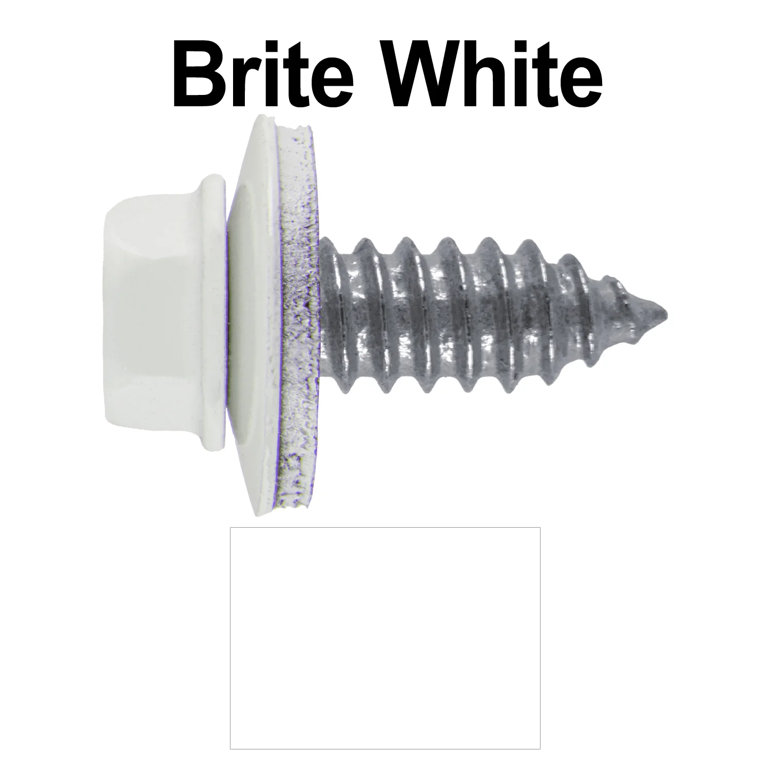 17 x 3/4" Metal Roofing Screws - Metal Panel to Metal Purlins and Recovery Screws - Hex Washer Head - EPDM washer. - Image 7