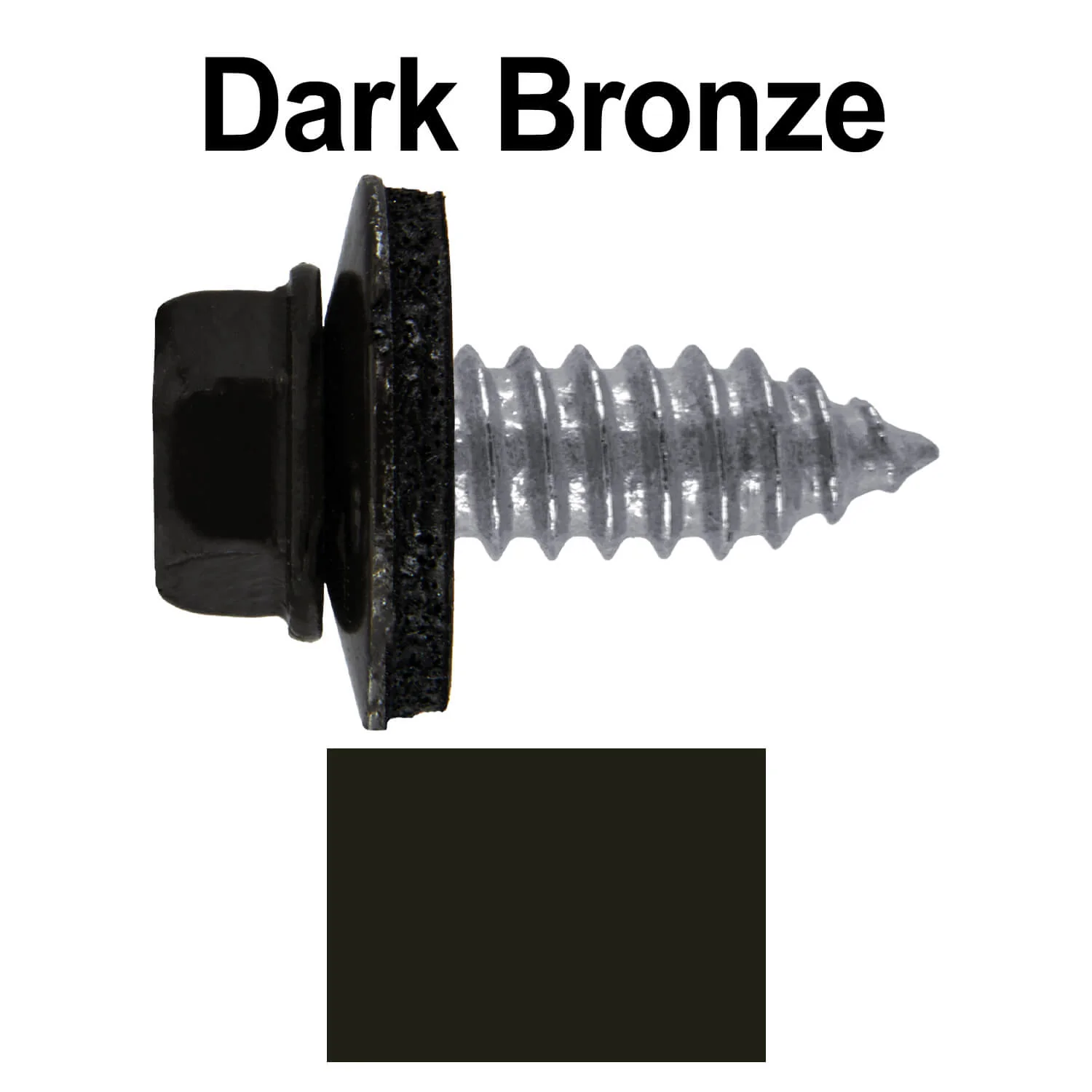 17 x 3/4" Metal Roofing Screws - Metal Panel to Metal Purlins and Recovery Screws - Hex Washer Head - EPDM washer. - Image 70