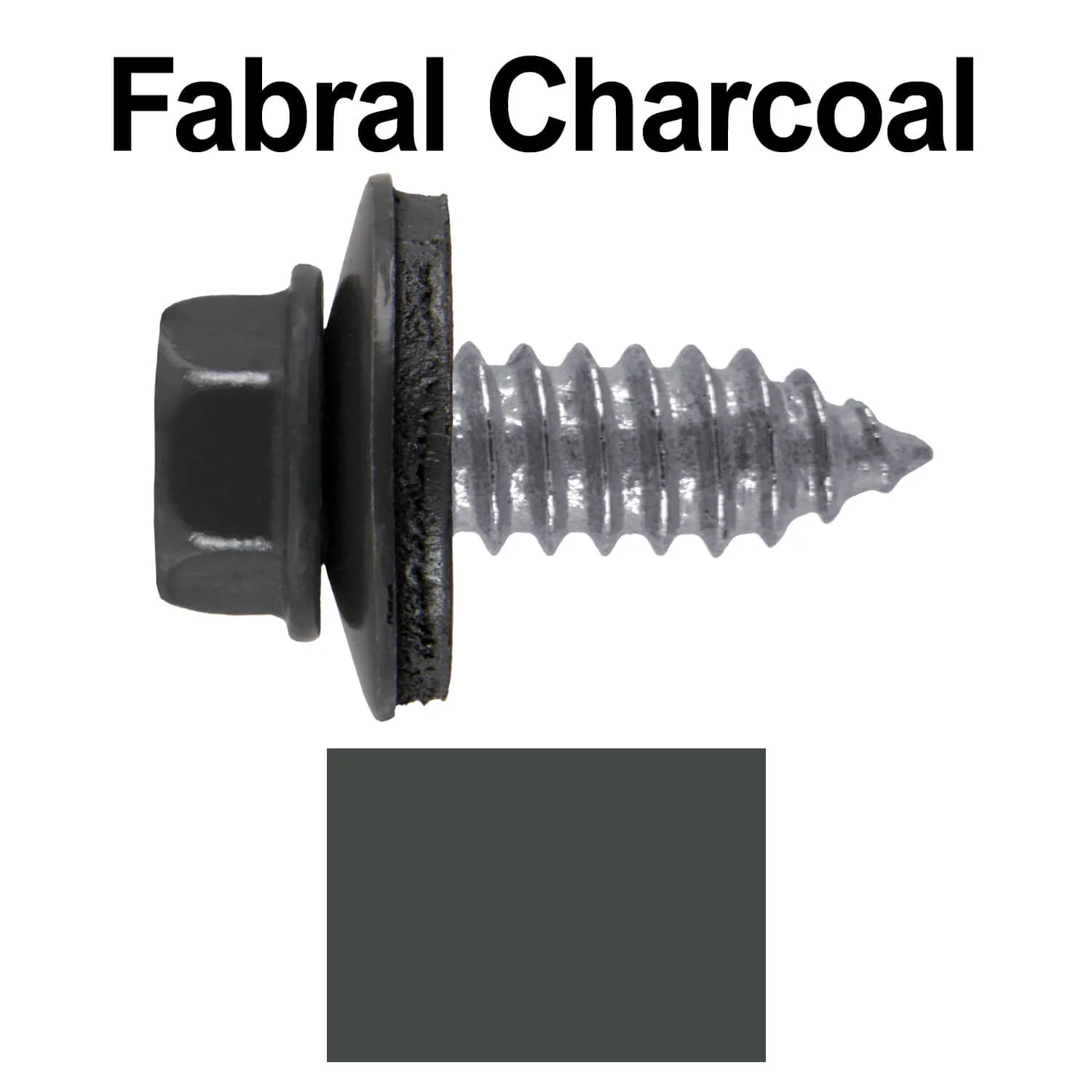 17 x 3/4" Metal Roofing Screws - Metal Panel to Metal Purlins and Recovery Screws - Hex Washer Head - EPDM washer. - Image 78