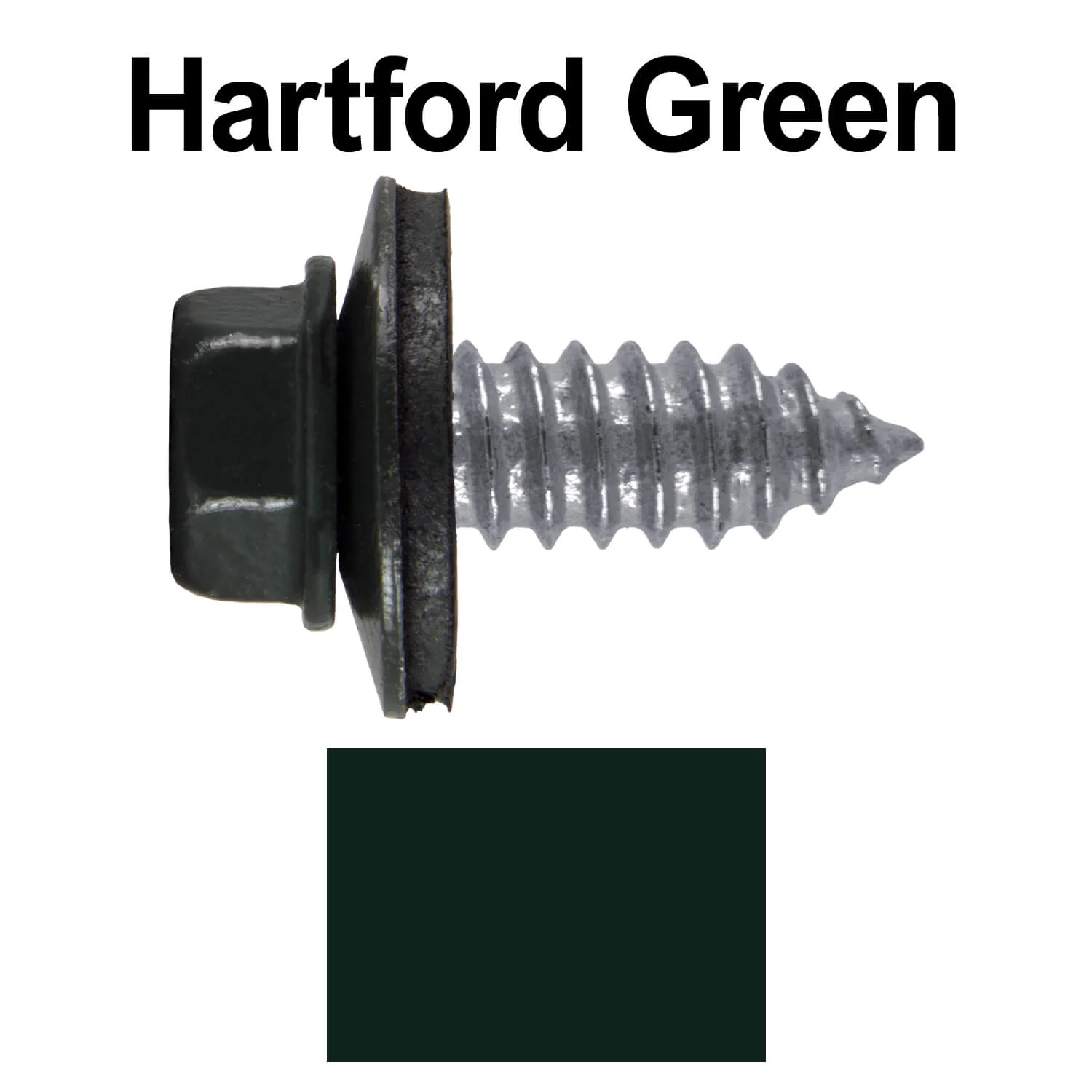 17 x 3/4" Metal Roofing Screws - Metal Panel to Metal Purlins and Recovery Screws - Hex Washer Head - EPDM washer. - Image 82