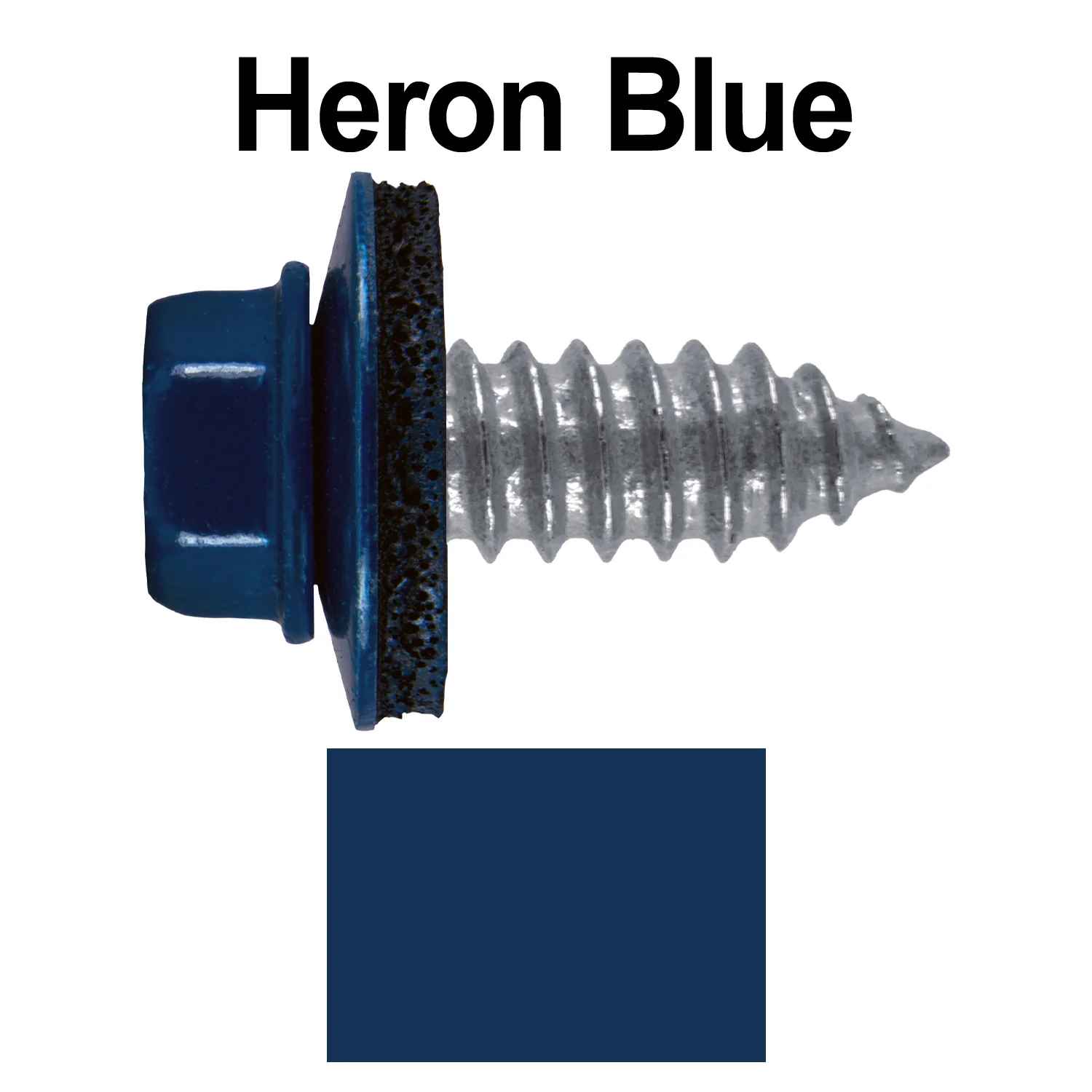 17 x 3/4" Metal Roofing Screws - Metal Panel to Metal Purlins and Recovery Screws - Hex Washer Head - EPDM washer. - Image 87