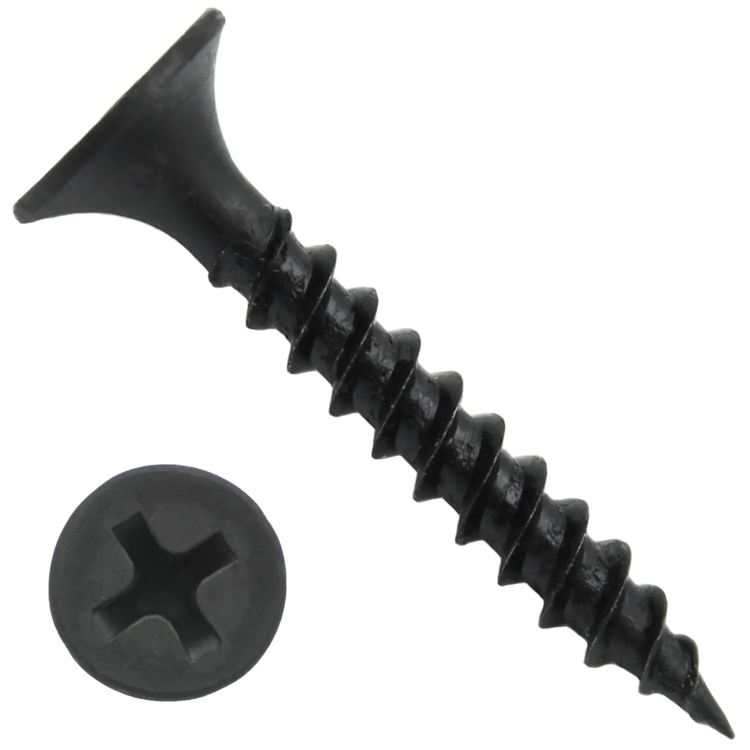 #6x1" Gray Phosphate Fine Thread Drywall Screws - For Metal Studs (Clearance) - Image 5