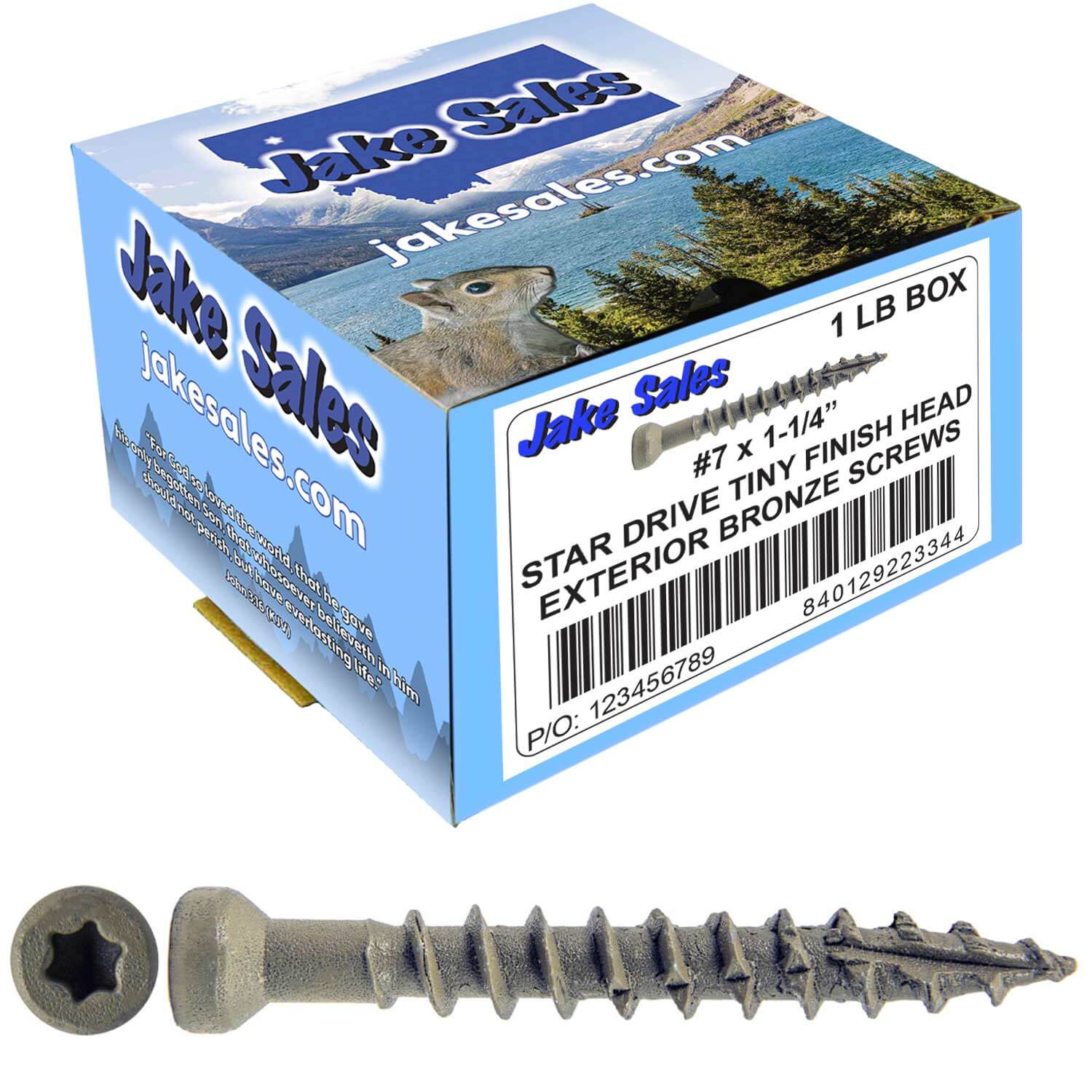 Bronze Coated Multipurpose Wood Screw - Torx/Star Drive - Tiny Finish Head - Exterior Coated - ACQ Compatible - 1-1/4" to 3" - Image 19