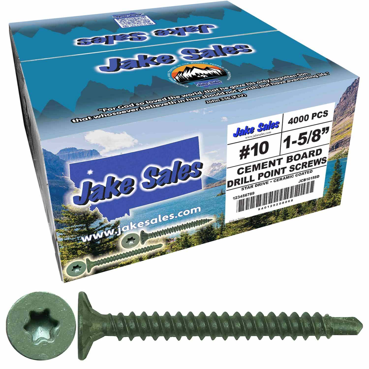 #10 Cement Board Torx/Star Head Screws DRILL POINT for Fastening Cement Backer Board/Cement Board/Tile Board - Torx/Star - T-25 Torx Head - Image 10