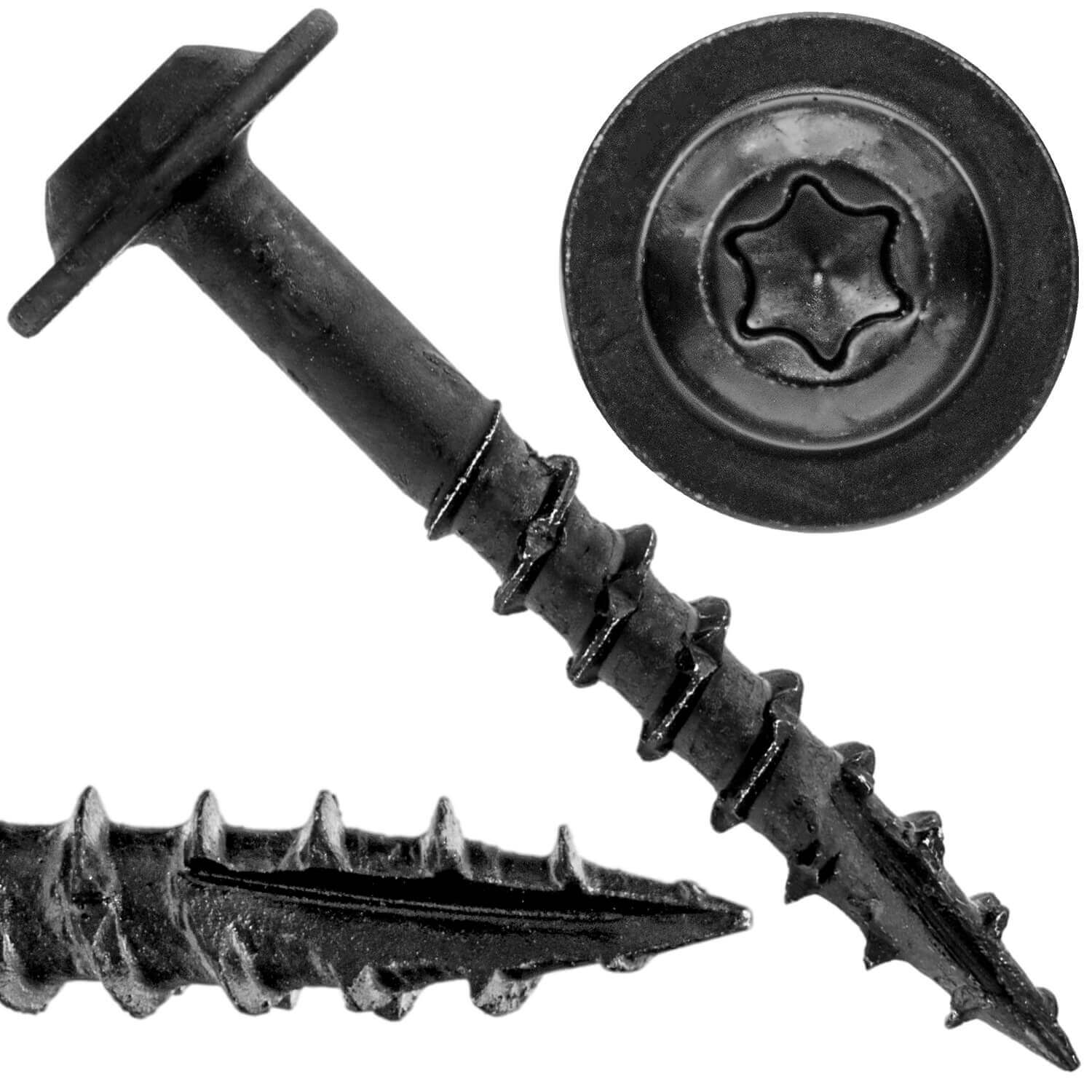 #8 Round Washer Head Truss Head Screw. Torx/Star Drive Head Wood Screws. Multipurpose Cabinet, Furniture, Siding and Trim and General Construction - Image 6