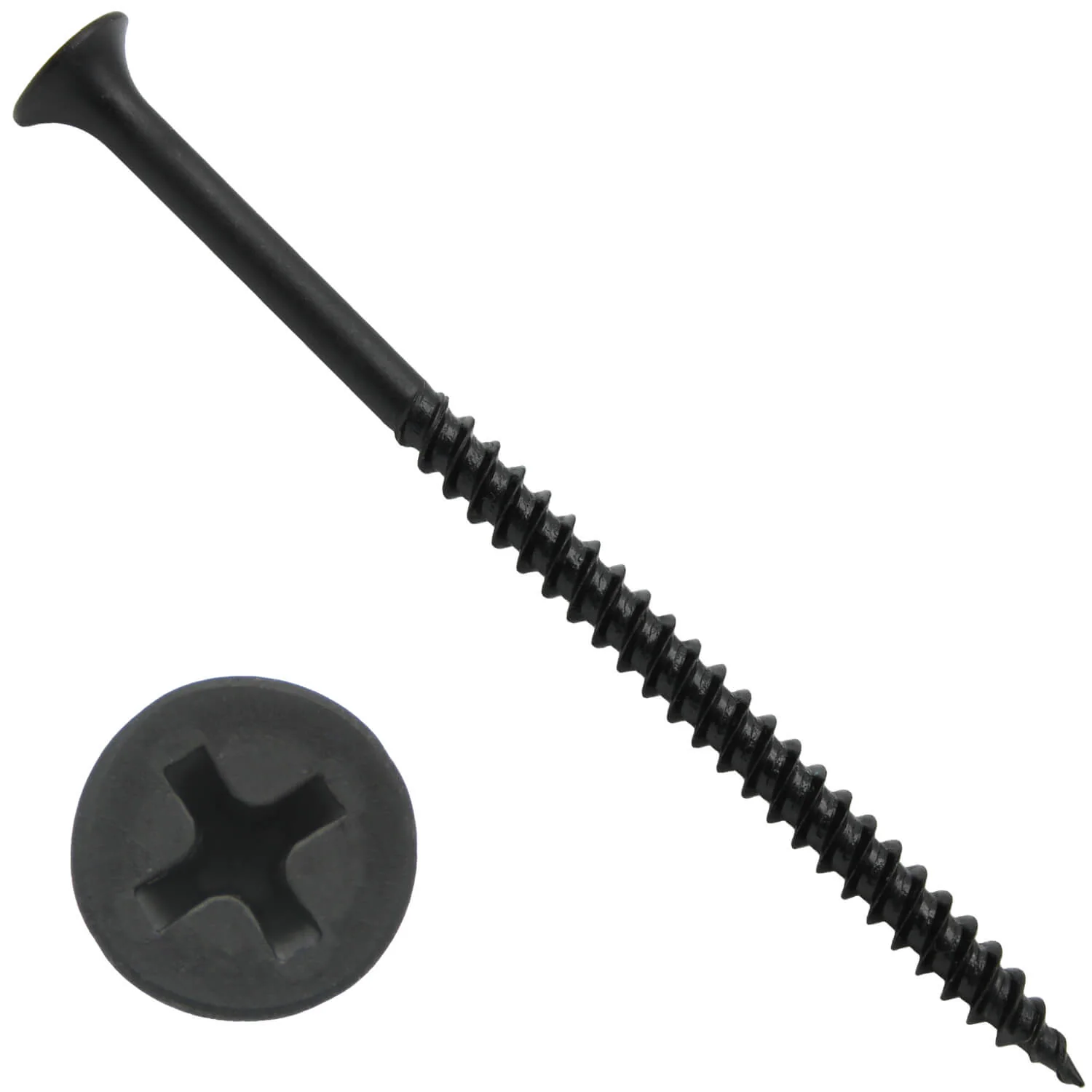 #8x3" Gray Phosphate Fine Thread Drywall Screws - For Metal Studs (Clearance) - Image 6