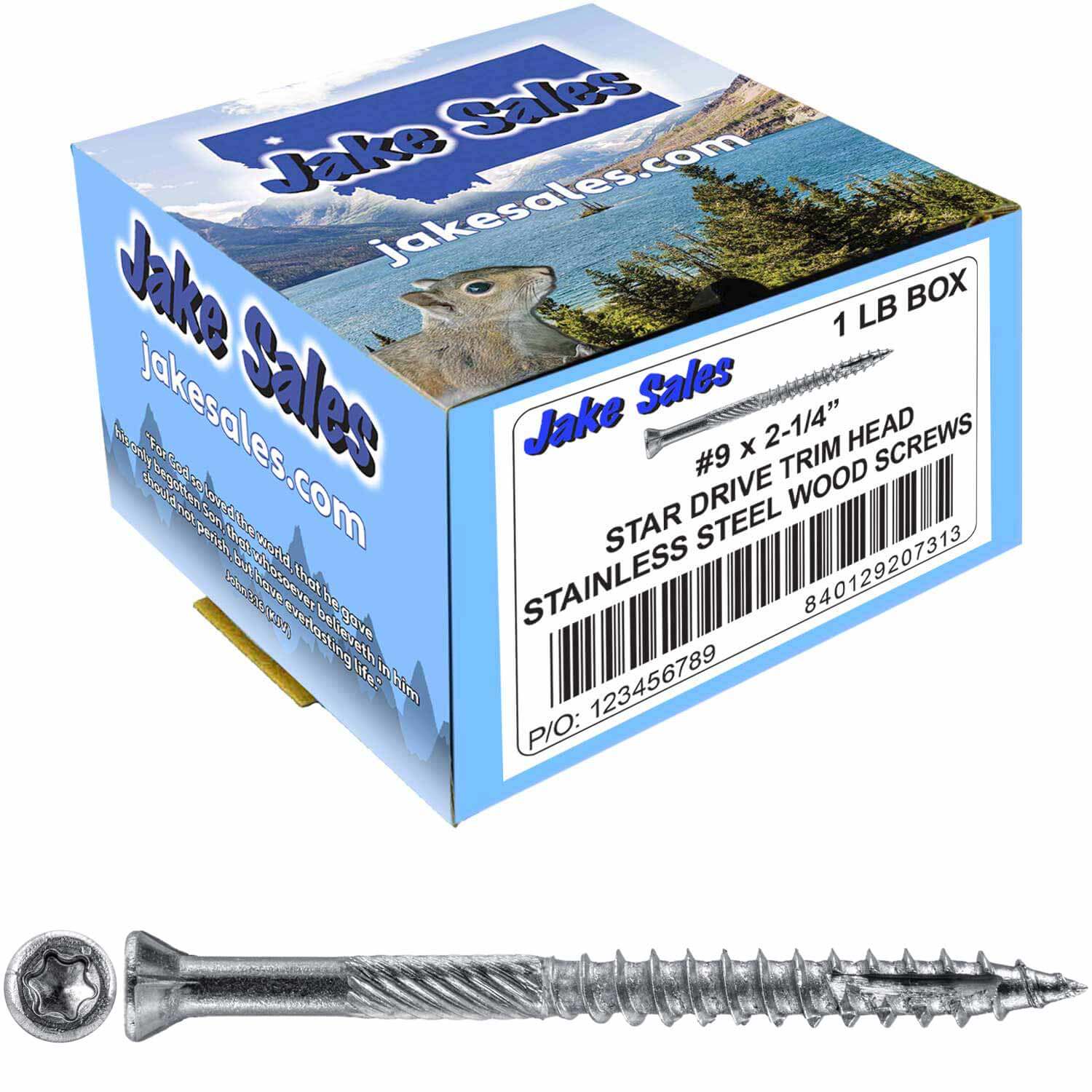 #9 Silver Star Stainless Steel TRIM HEAD Screw Torx/Star Head  - Stainless Steel TRIM HEAD Wood Screws - Image 30