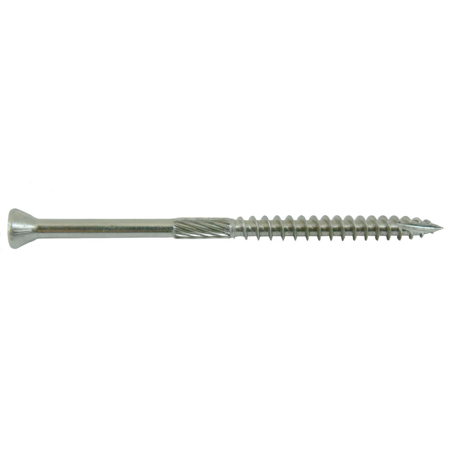 #9 x 3" Silver Star Stainless Steel TRIM HEAD Screw Torx/Star Drive Head-Stainless Steel TRIM HEAD Wood Screws - 305 Stainless Steel Torx/Star Drive Wood Screws - FULL BOX ~2,000 Screws (OVERSTOCK) - Image 6