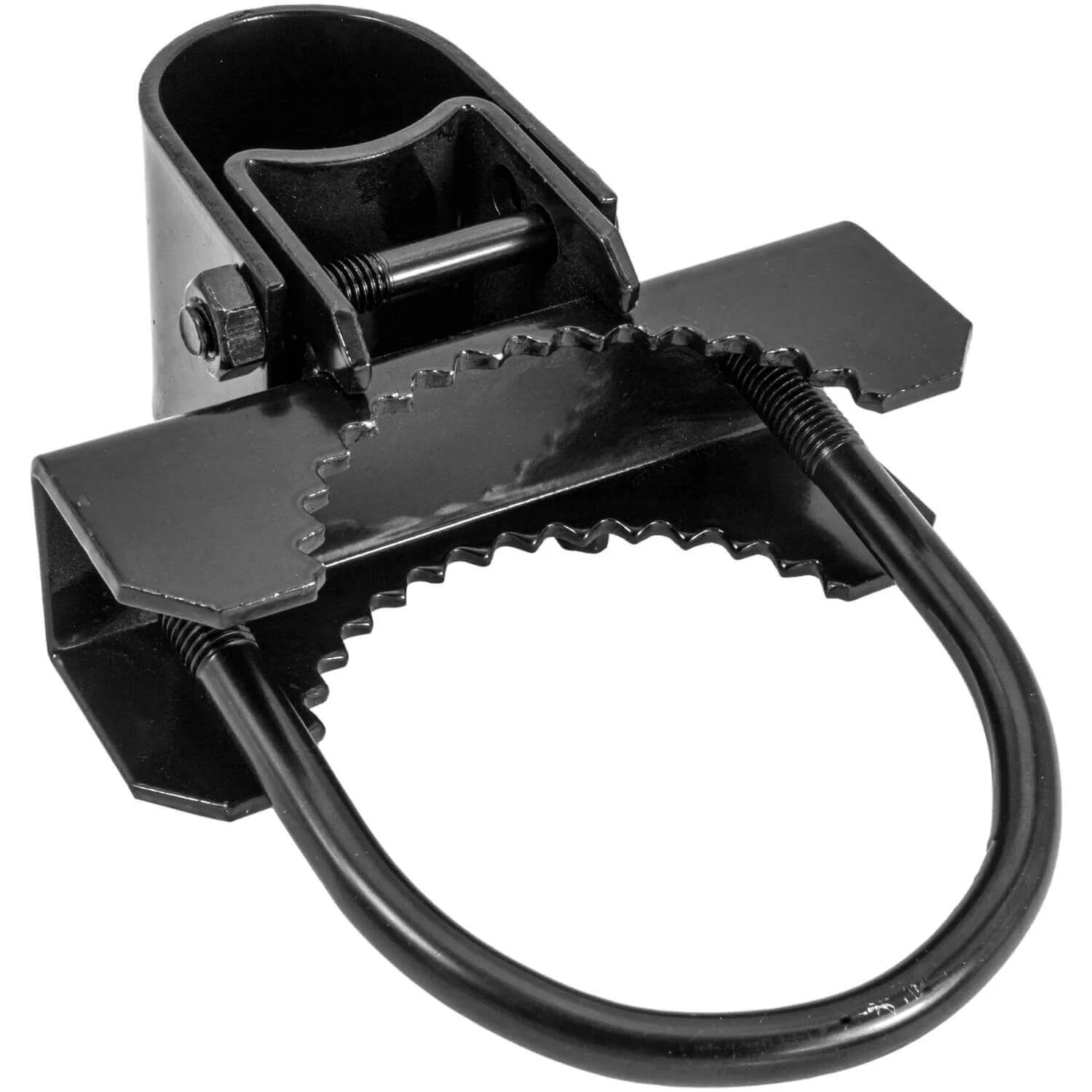 BLACK BULL DOG GATE HINGE - Commercial Heavy Duty - Chain Link Fence Gate Hinge - Image 16