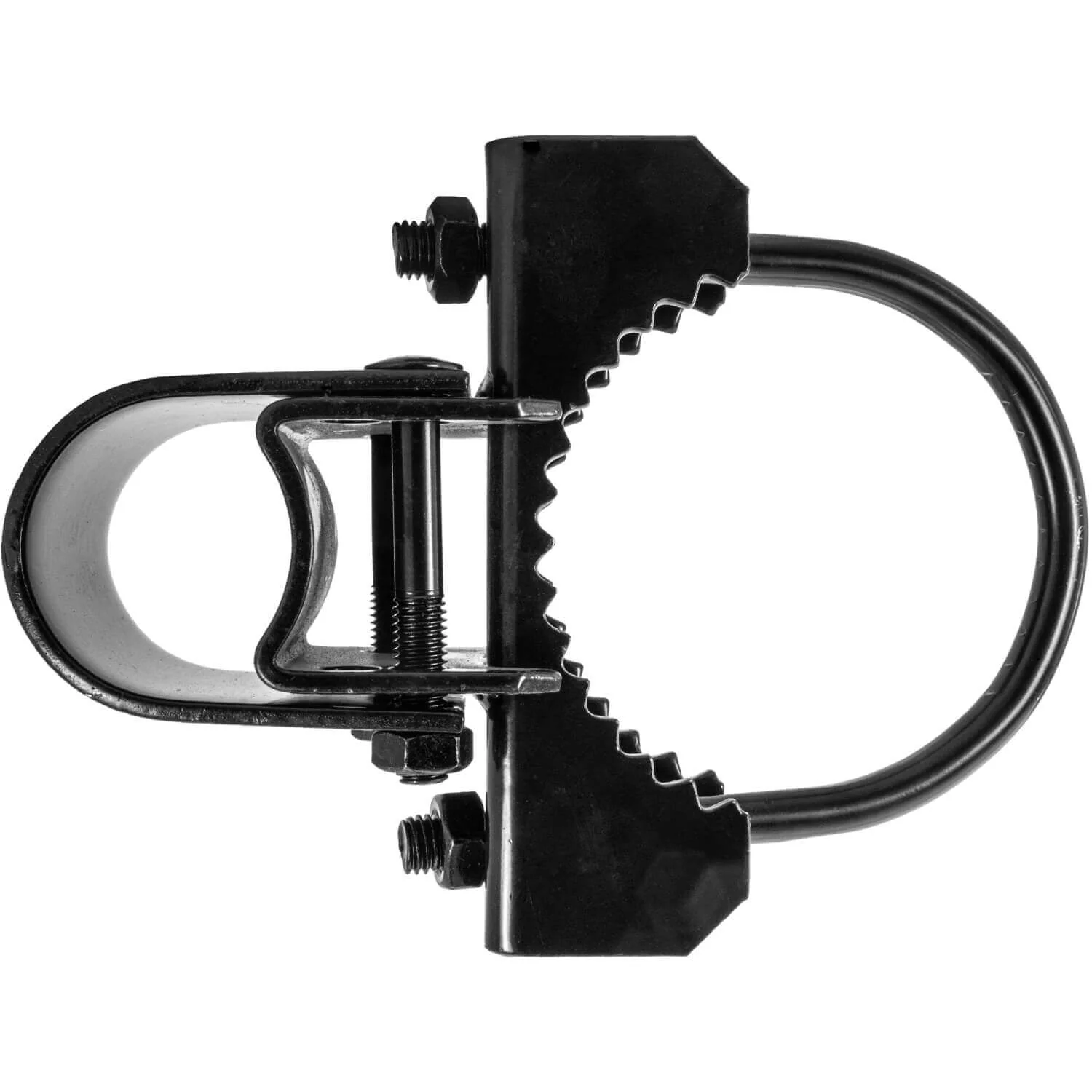 BLACK BULL DOG GATE HINGE - Commercial Heavy Duty - Chain Link Fence Gate Hinge - Image 3
