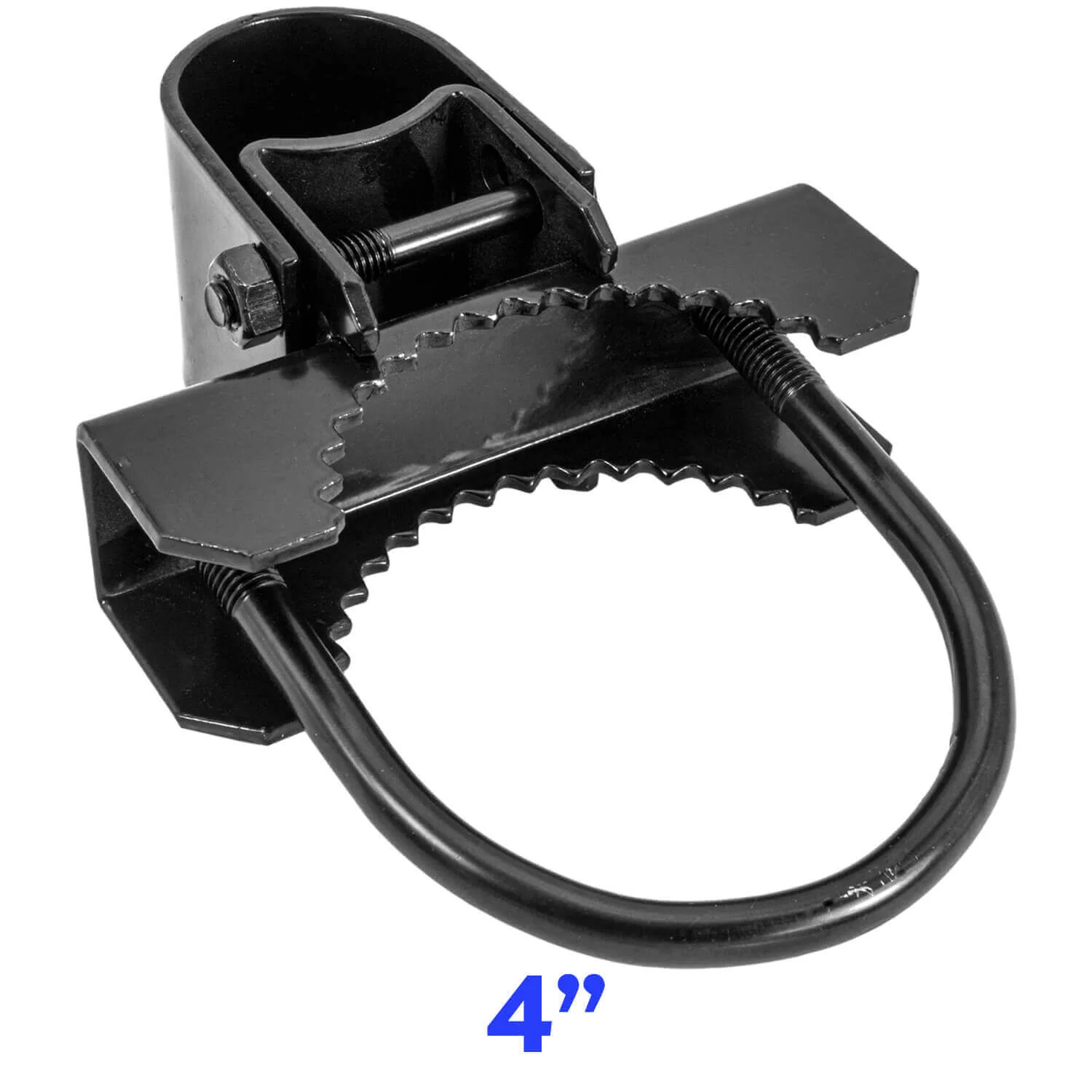 BLACK BULL DOG GATE HINGE - Commercial Heavy Duty - Chain Link Fence Gate Hinge - Image 6
