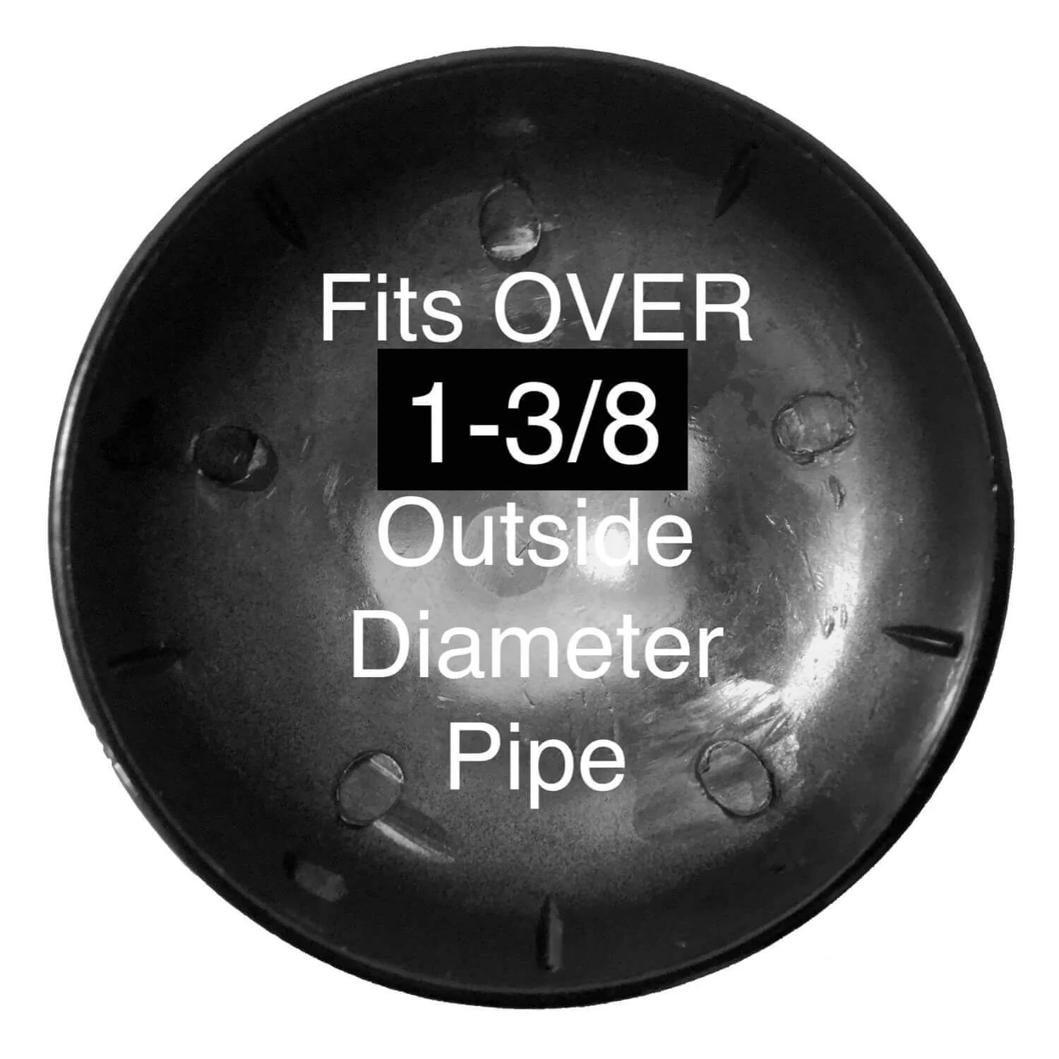 Black Chain Link Fence Post Caps - Image 13