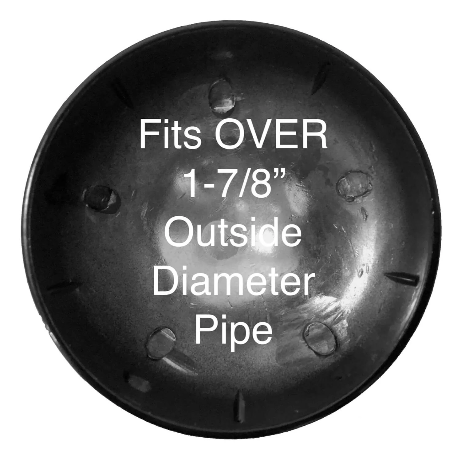 Black Chain Link Fence Post Caps - Image 18