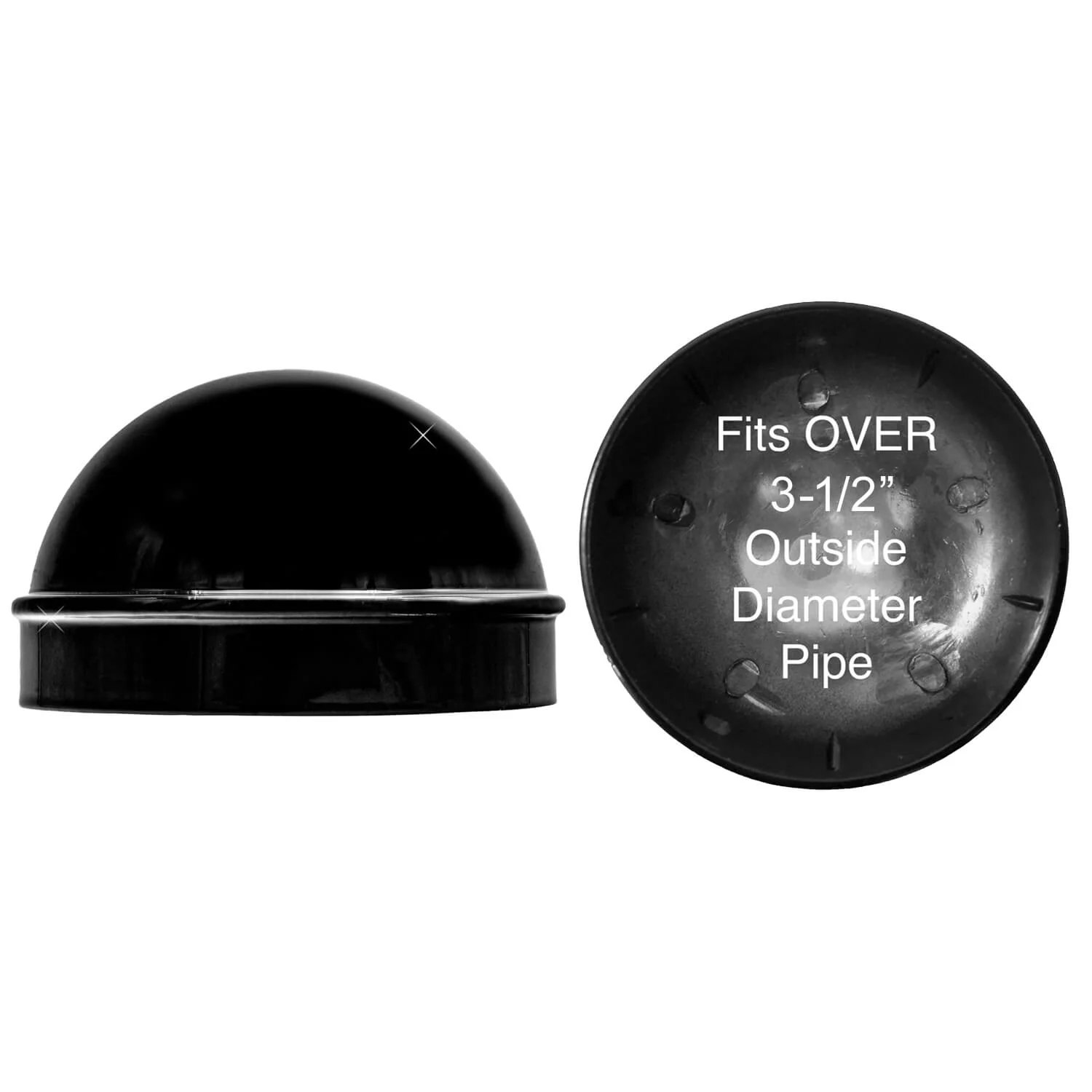 Black Chain Link Fence Post Caps - Image 29