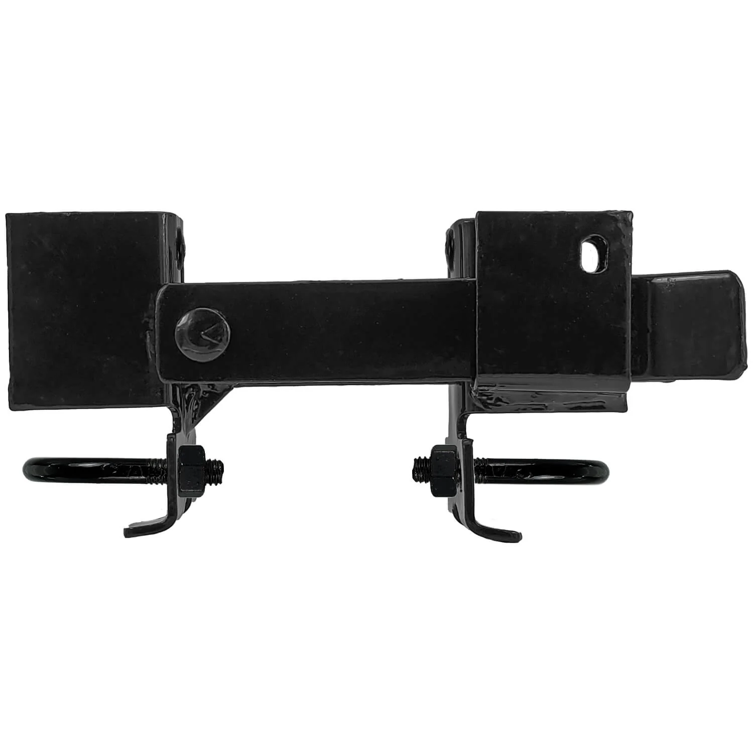 Black Chain Link Residential And Commercial Strong Arm Double Gate Latch - Latches Two Gates Together without the Need of a Drop Rod - Image 7