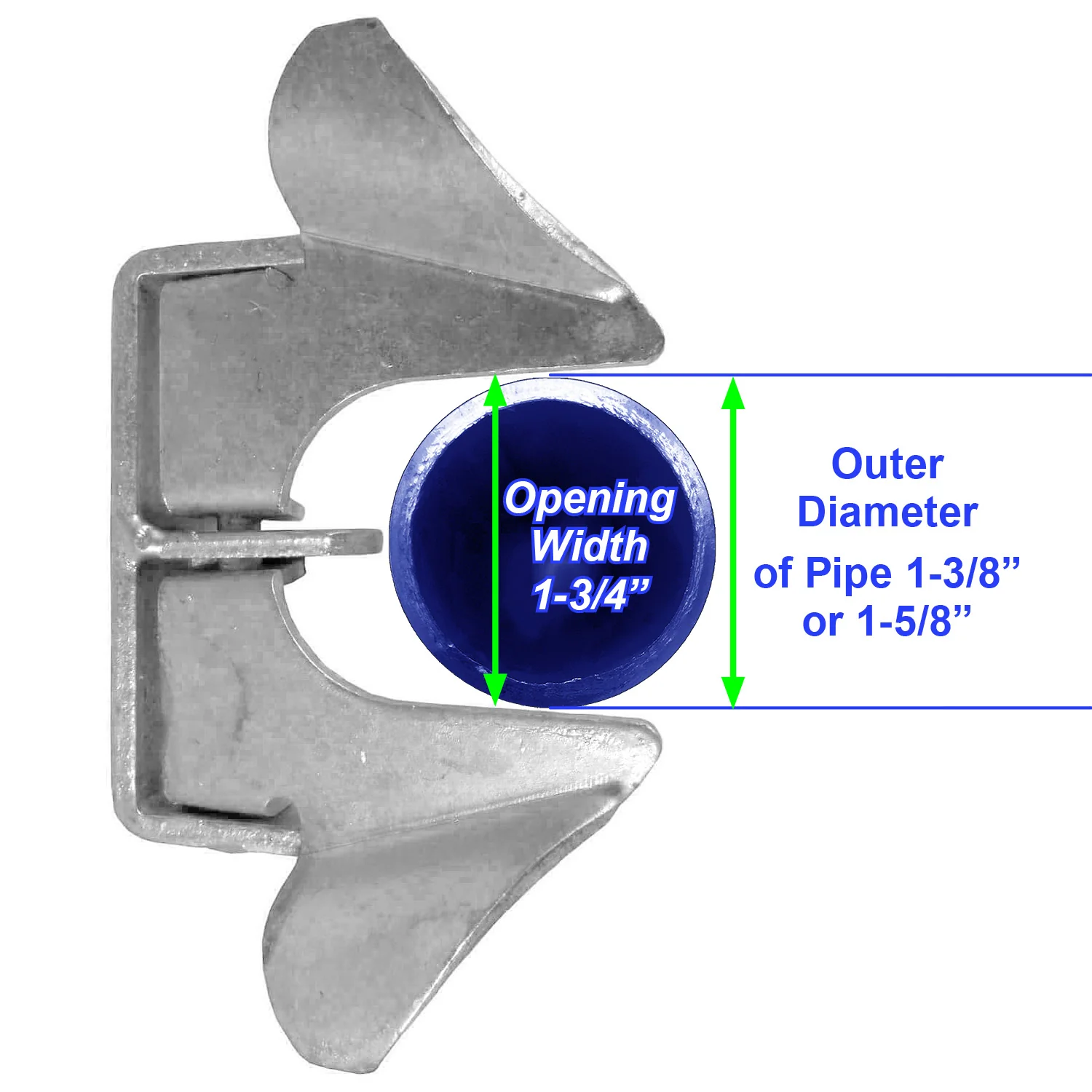 Wood Post Mounted Butterfly Gate Latch - Latch for Wood Fence Gates & Wall Mount Applications - Image 4