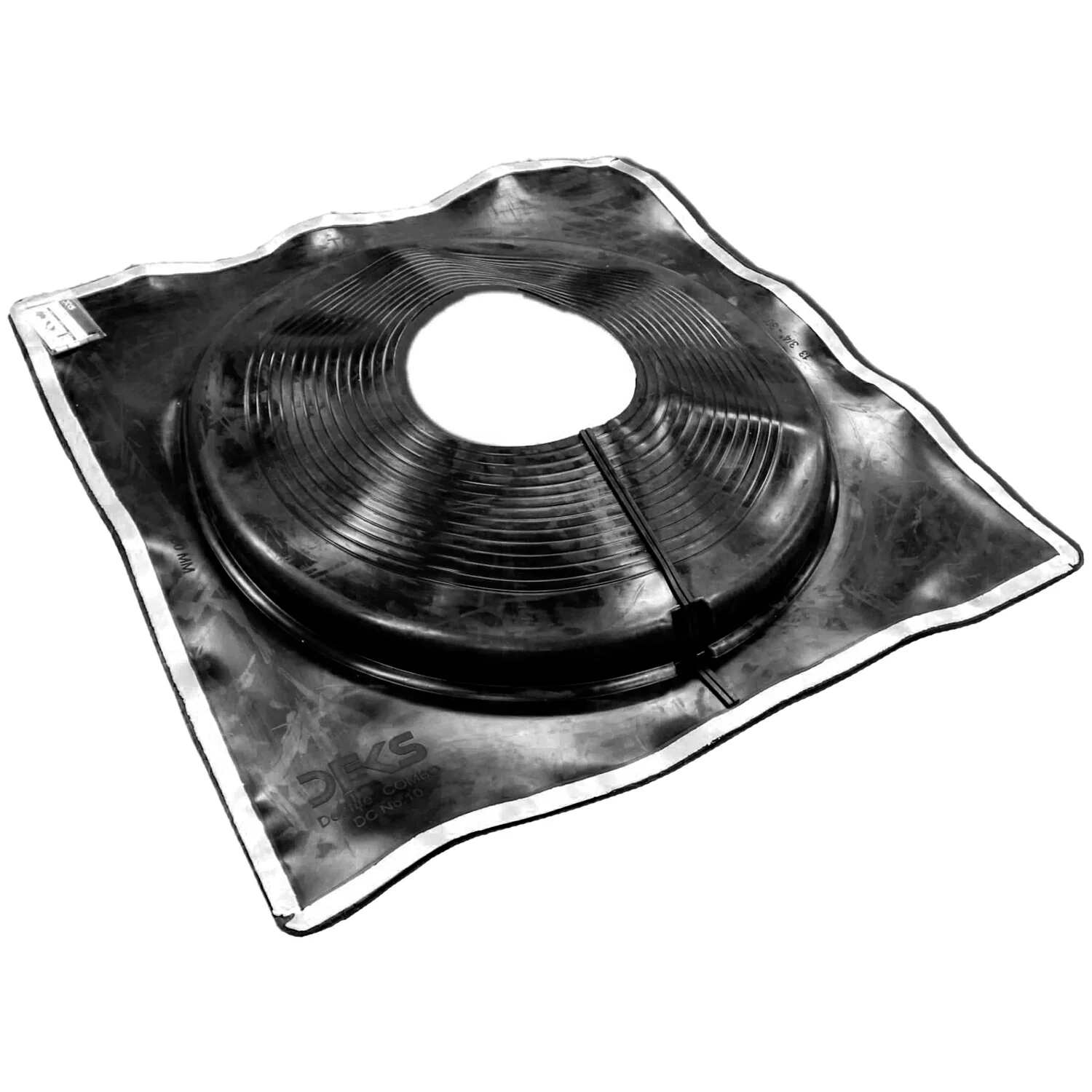 BLACK SQUARE BASE COMBO PIPE FLASHING BOOT: EPDM Square Base Flexible Pipe Flashing - Image 12
