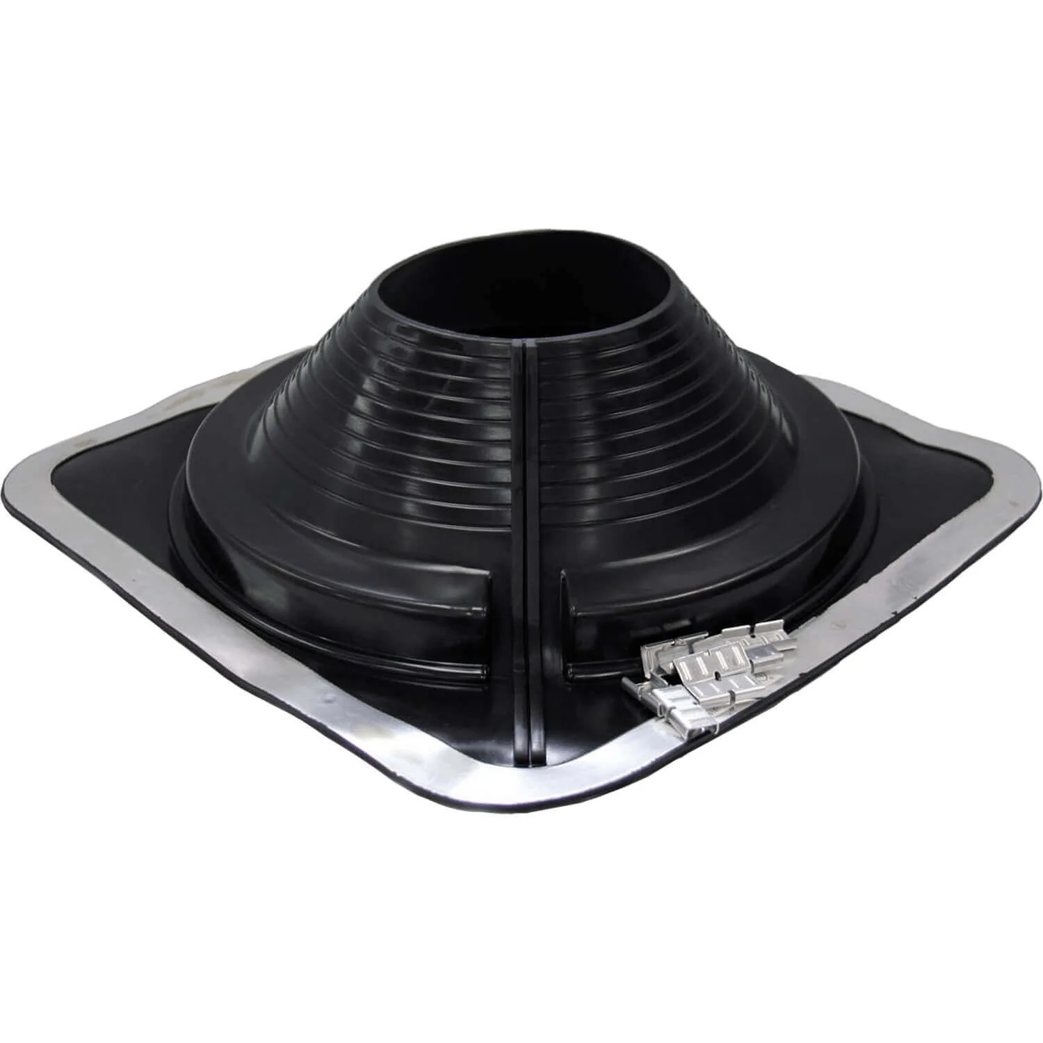 BLACK SQUARE BASE COMBO PIPE FLASHING BOOT: EPDM Square Base Flexible Pipe Flashing - Image 28