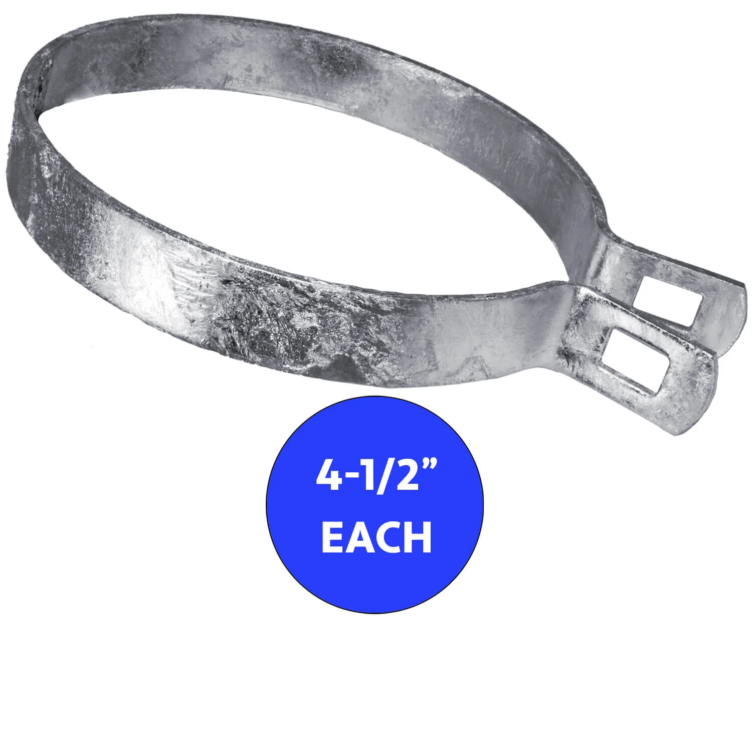 Galvanized Brace Band for Chain Link Fence - Rail End Bracket - Image 32