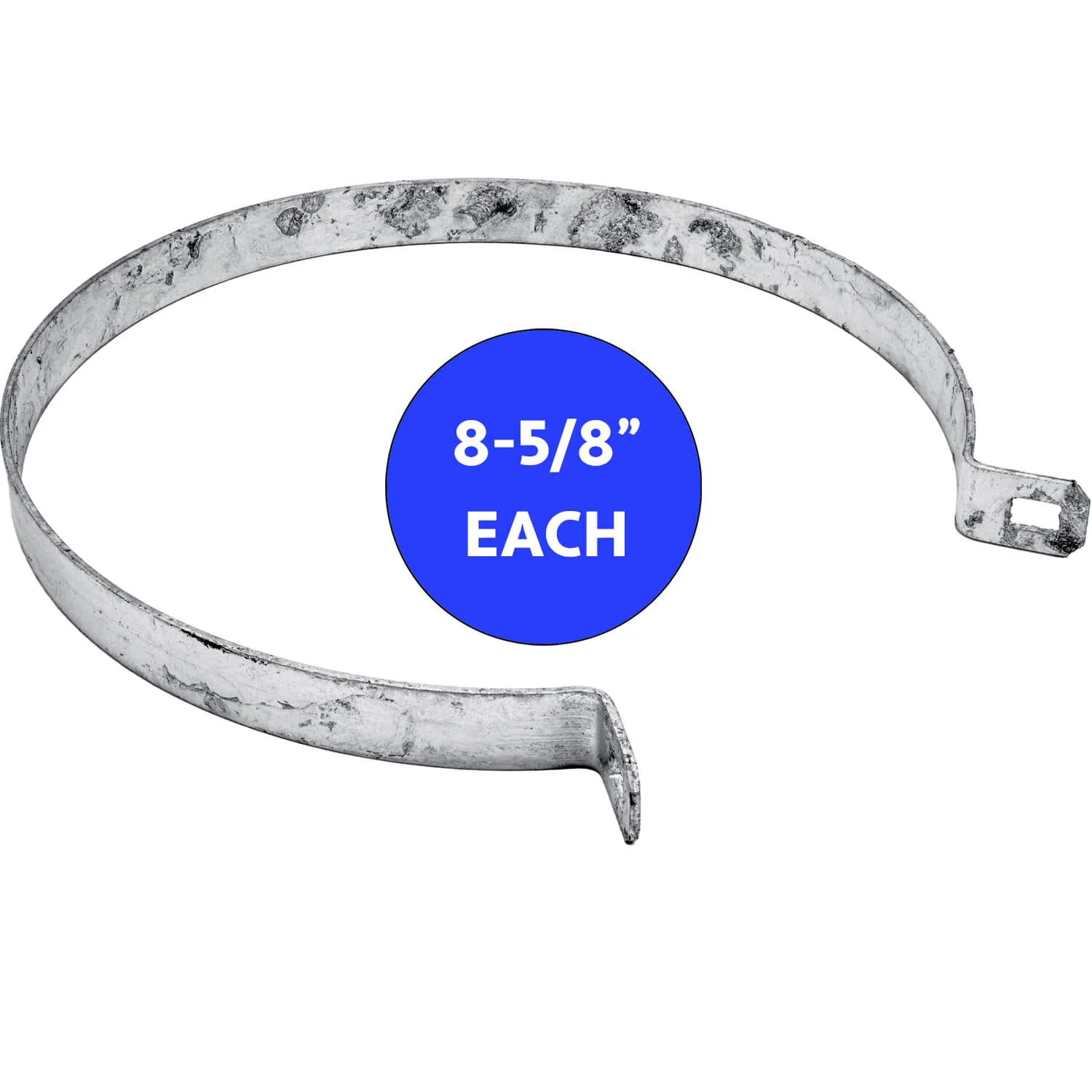 Galvanized Brace Band for Chain Link Fence - Rail End Bracket - Image 33
