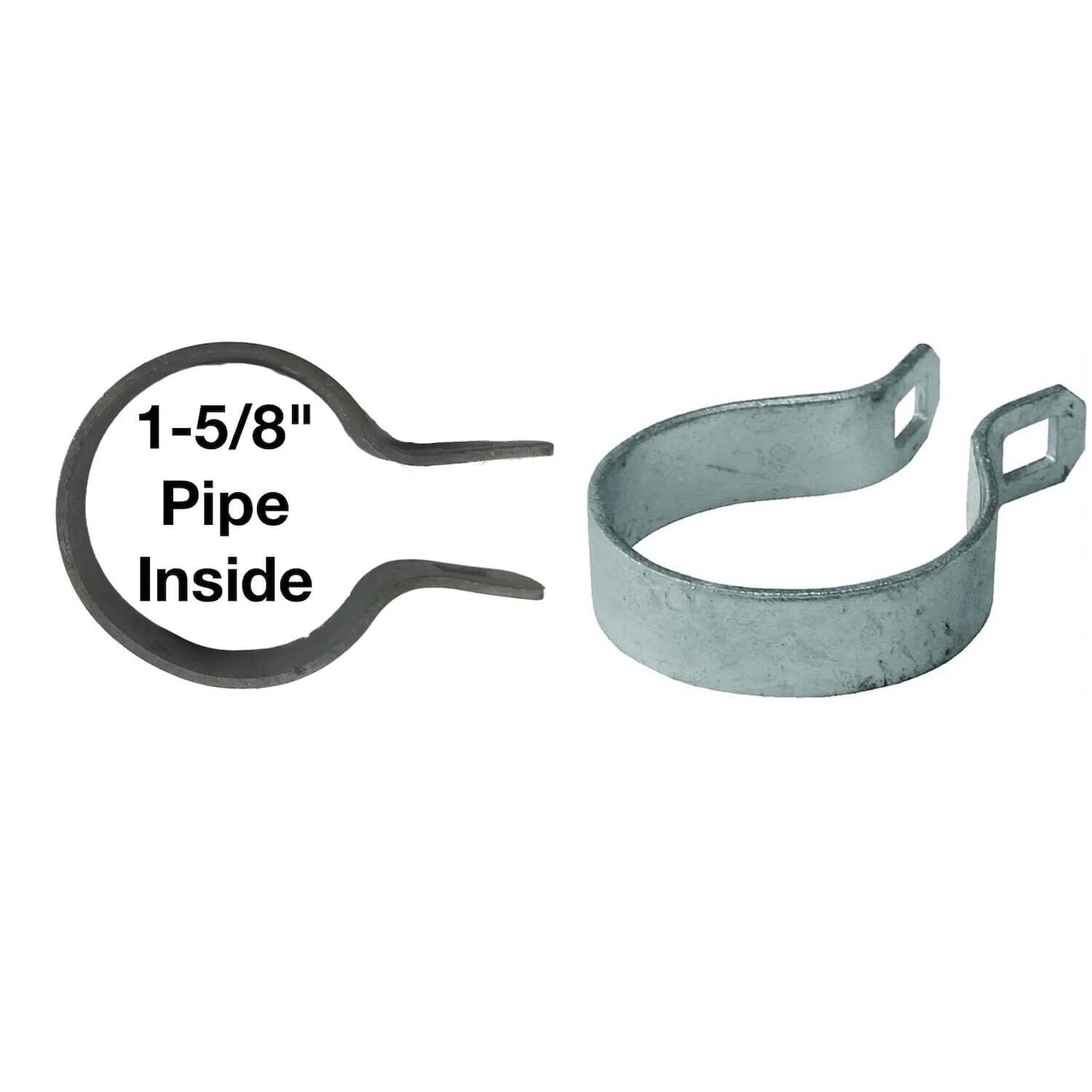 Galvanized Brace Band for Chain Link Fence - Rail End Bracket - Image 38