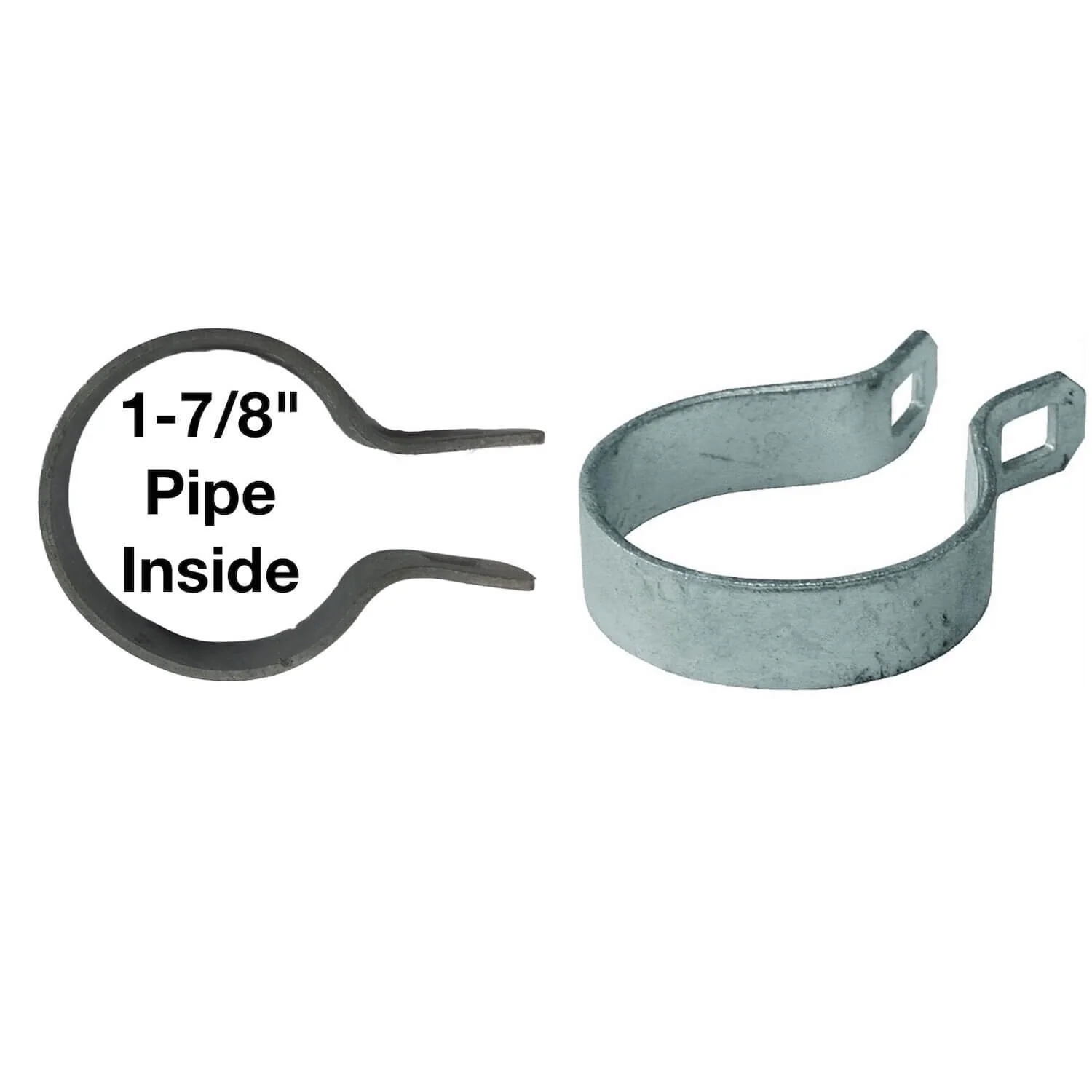 Galvanized Brace Band for Chain Link Fence - Rail End Bracket - Image 40