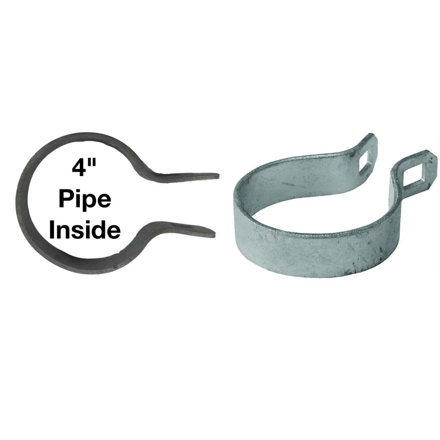 Galvanized Brace Band for Chain Link Fence - Rail End Bracket - Image 45