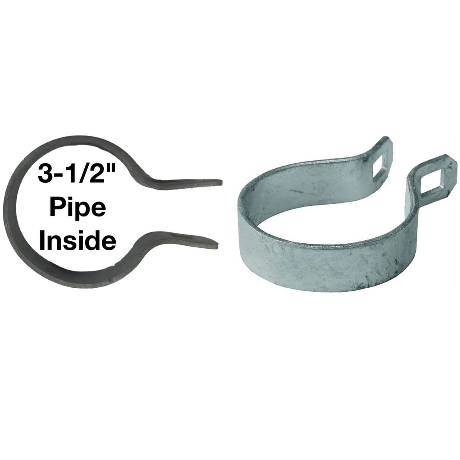 Galvanized Brace Band for Chain Link Fence - Rail End Bracket - Image 49