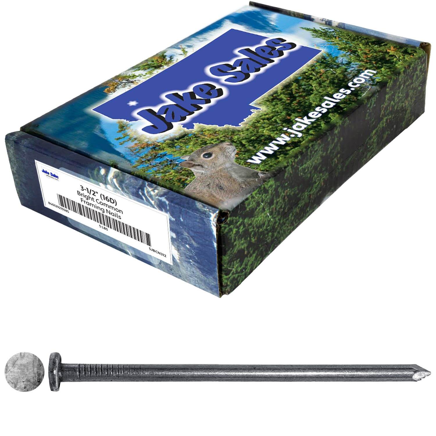 Bright Common Framing Nails - Heavy-Duty Fastener Designed for Interior Construction Applications - Uncoated Carbon Steel with Smooth Shank - Load Bearing Strength - Image 15