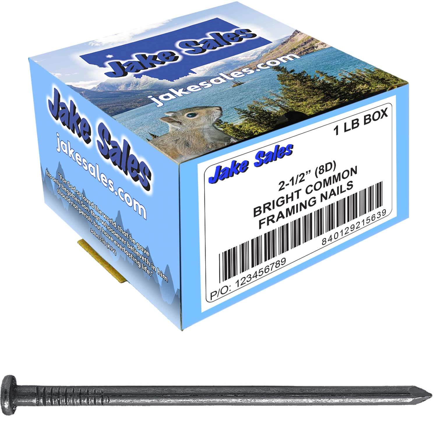 Bright Common Framing Nails - Heavy-Duty Fastener Designed for Interior Construction Applications - Uncoated Carbon Steel with Smooth Shank - Load Bearing Strength - Image 20